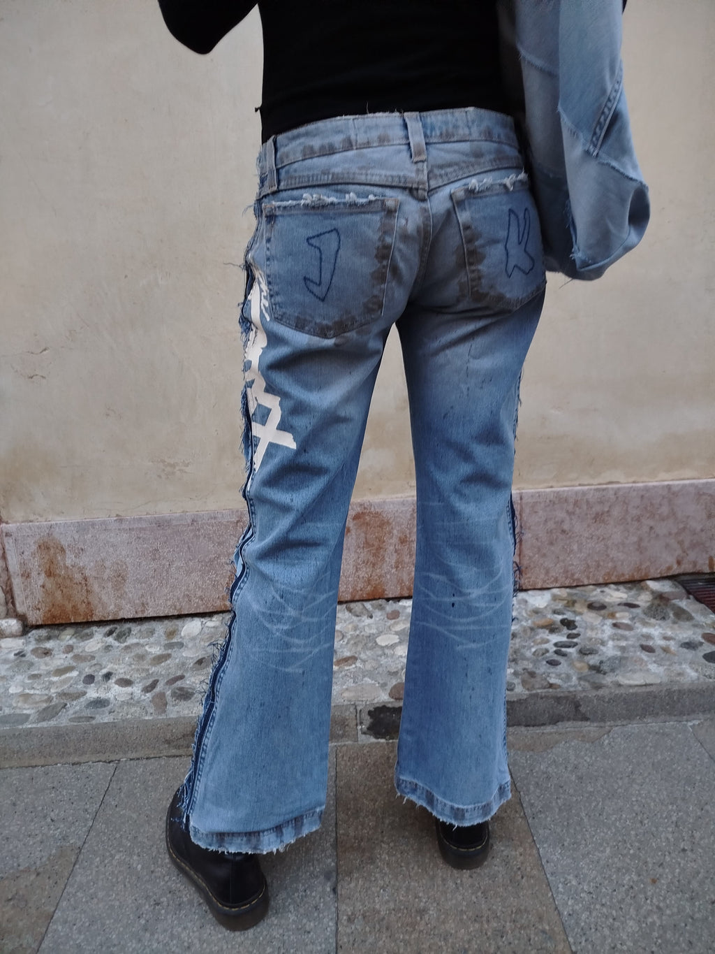 Jeans Bootcut Y2K Jo. Kang Custom - donna S | R3BORN