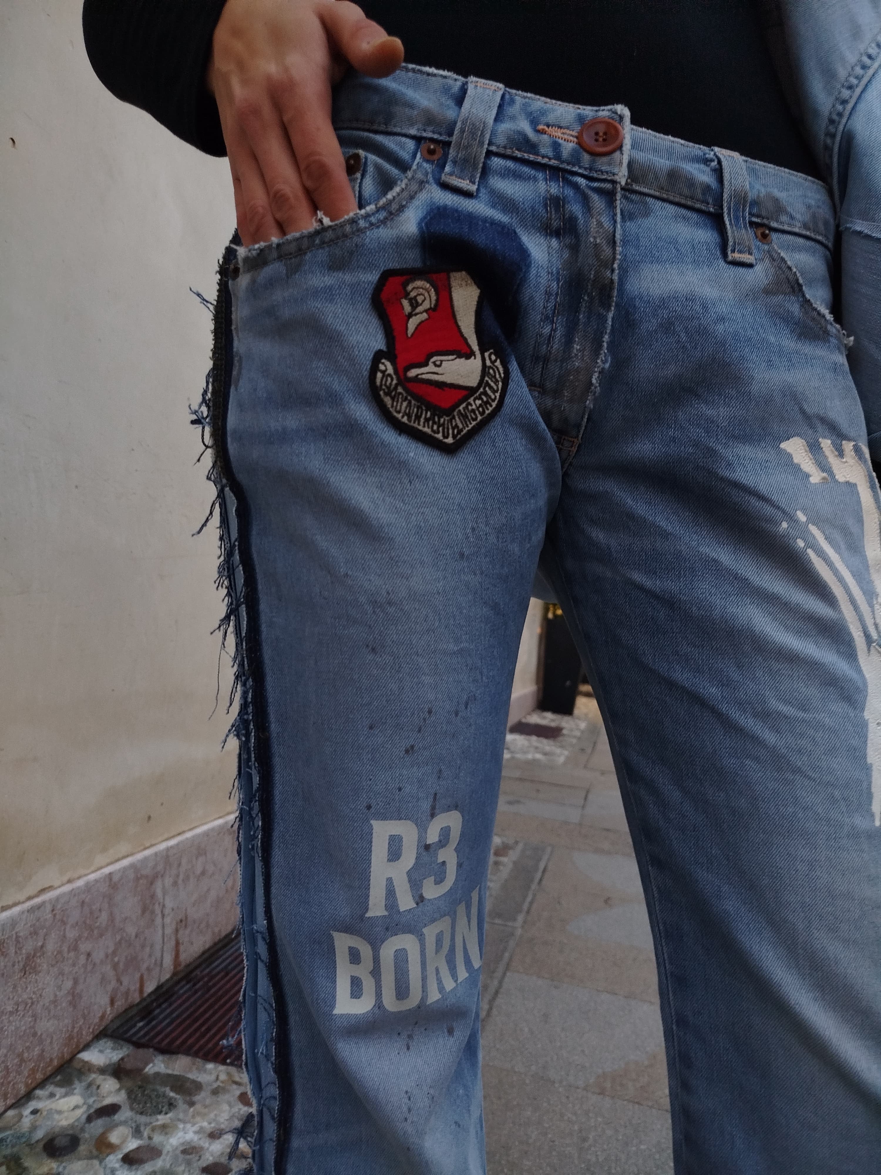 Jeans Bootcut Y2K Jo. Kang Custom - donna S | R3BORN