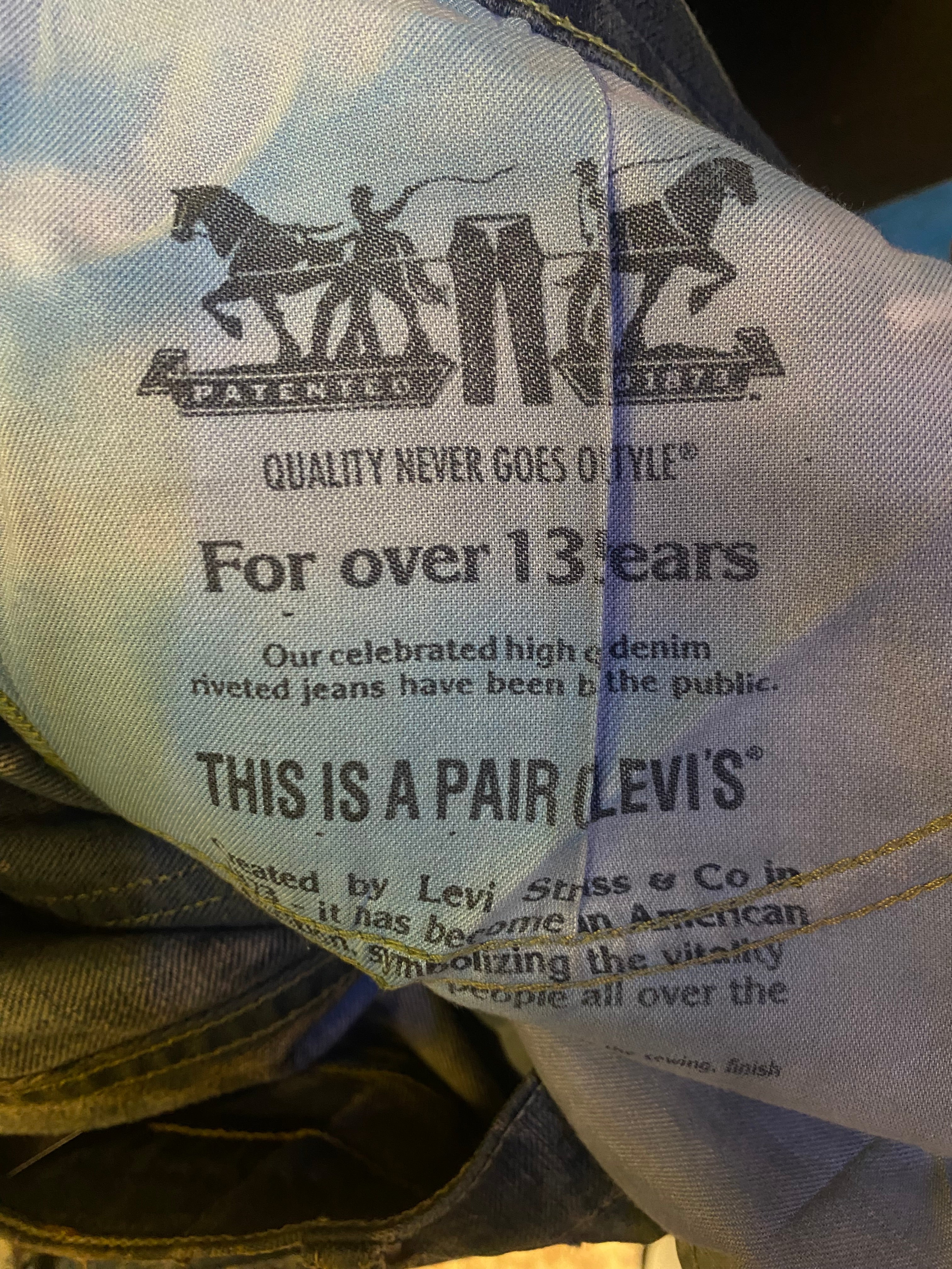 Jeans Flare Levi’s Custom