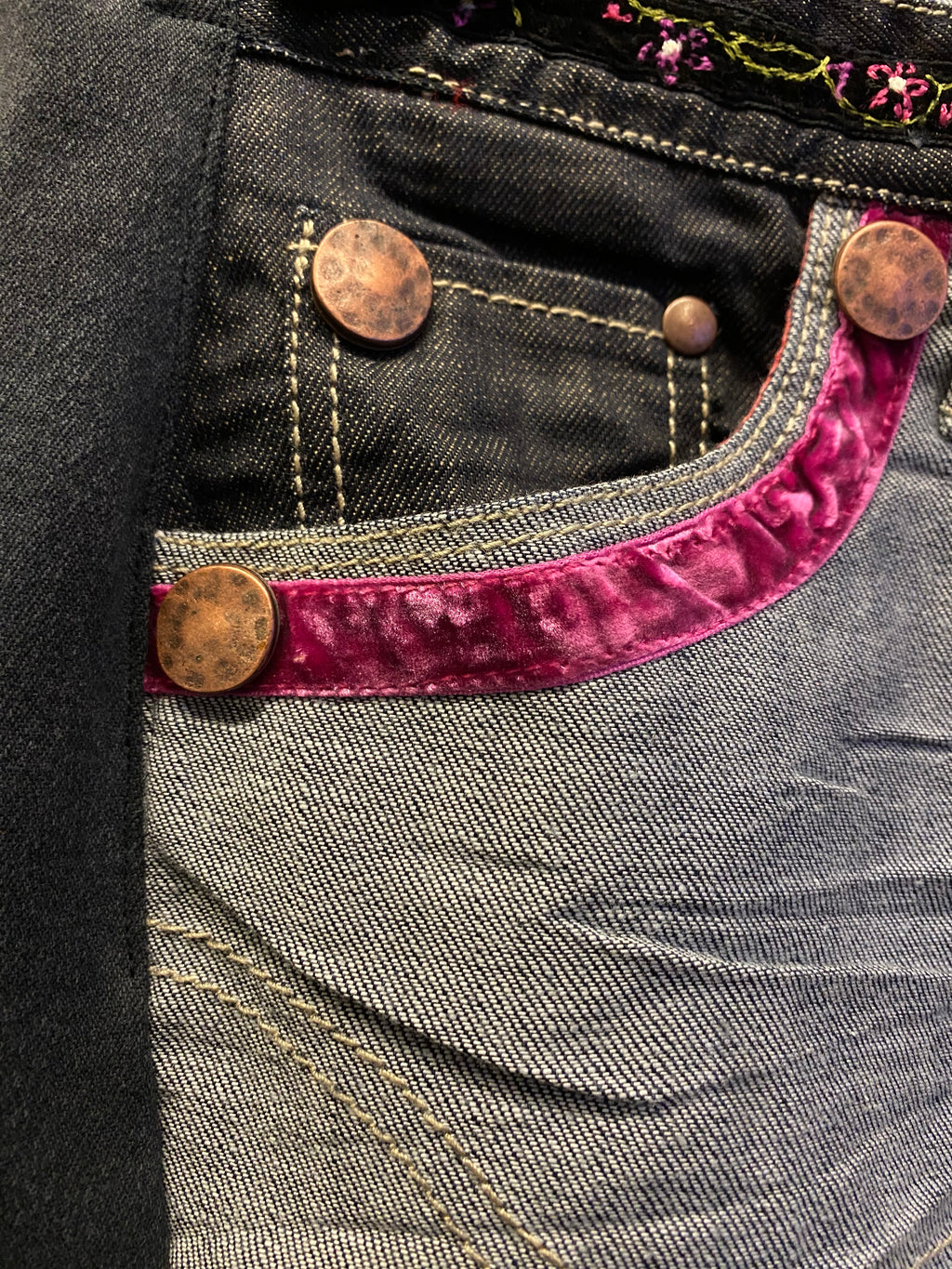 Jeans flare Y2K Sexy Woman Custom - donna L | R3BORN