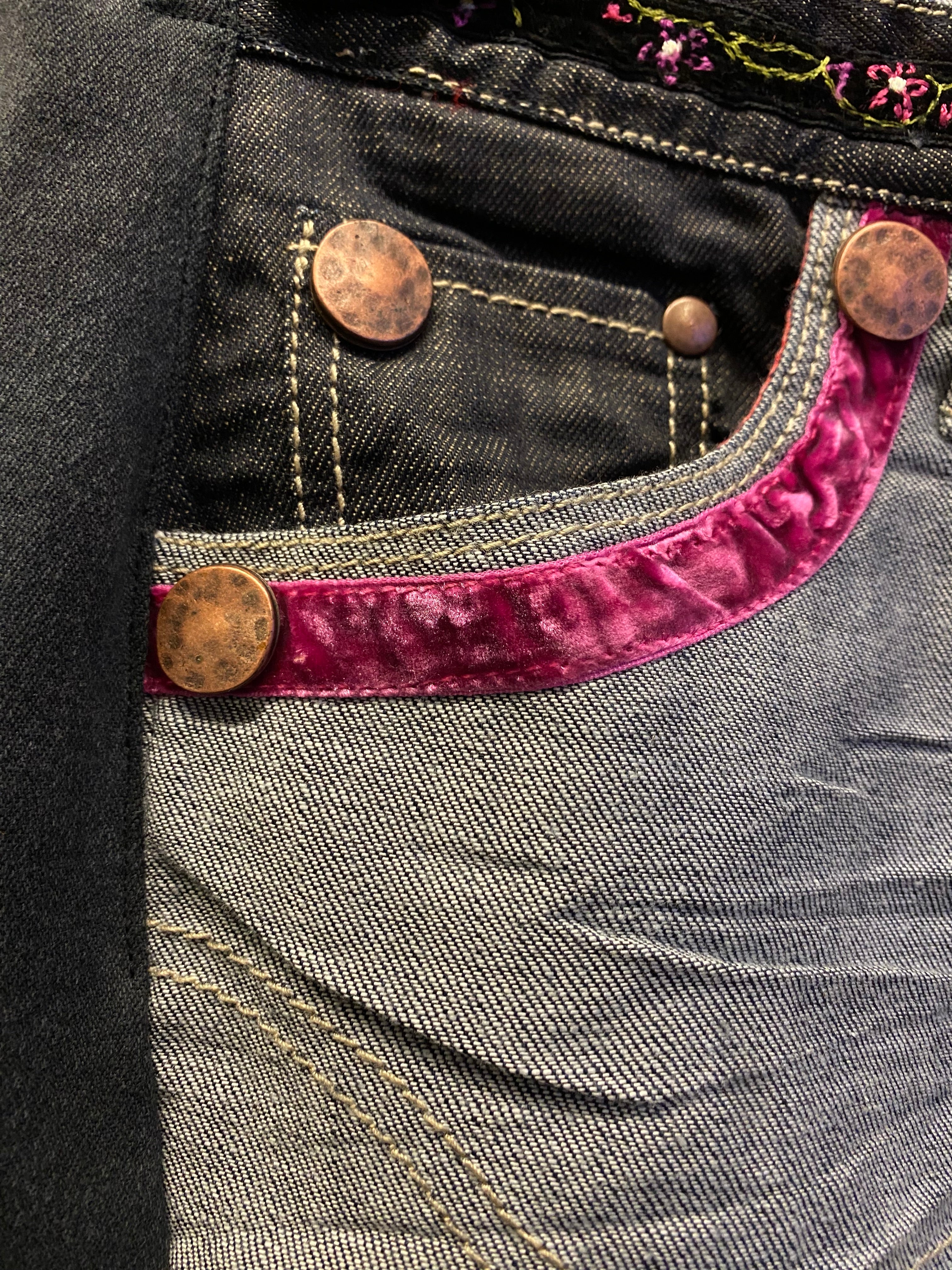 Jeans flare Y2K Sexy Woman Custom - donna L | R3BORN