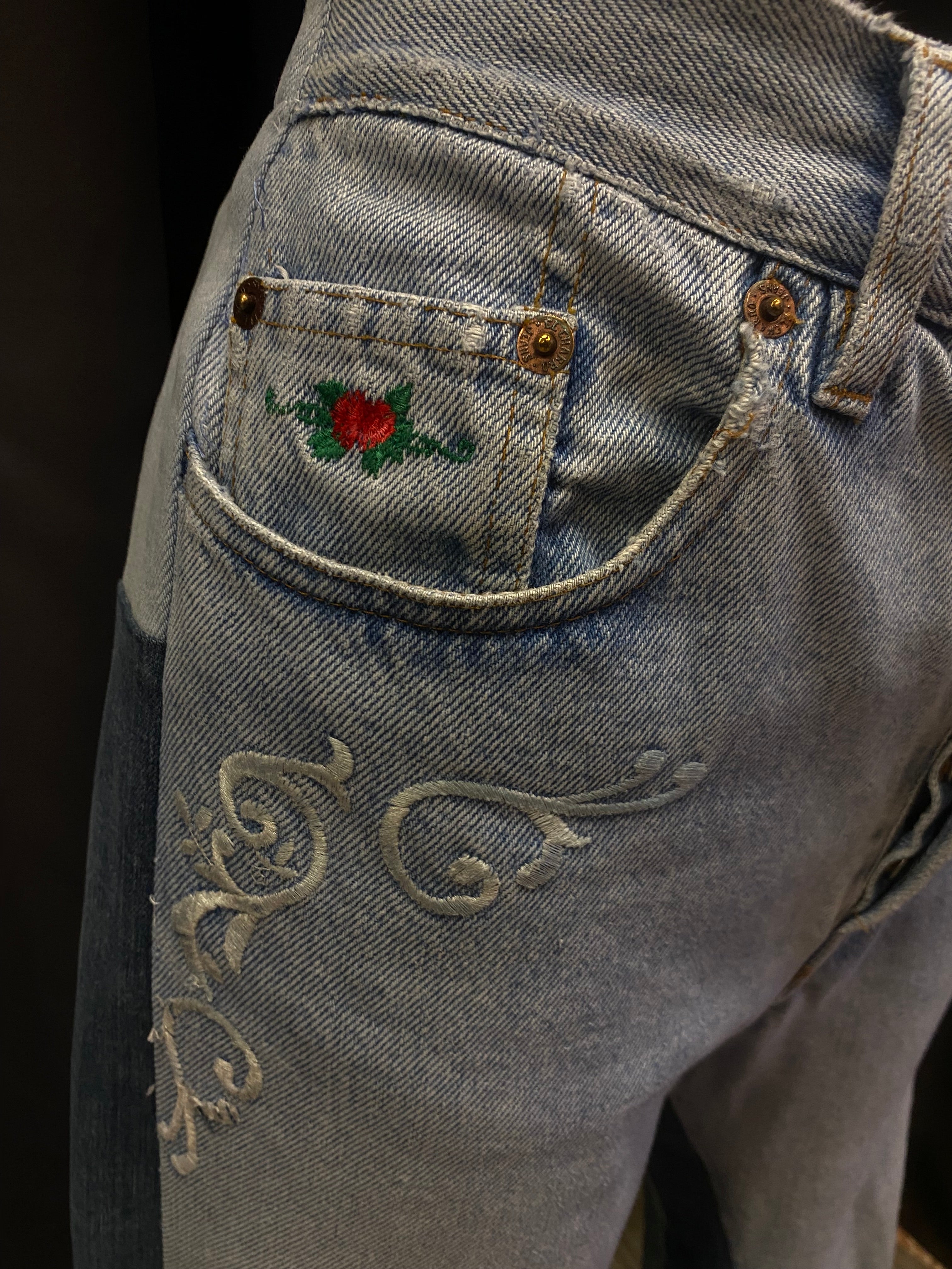 Jeans vintage Baggy El Charro Custom - donna L | R3BORN