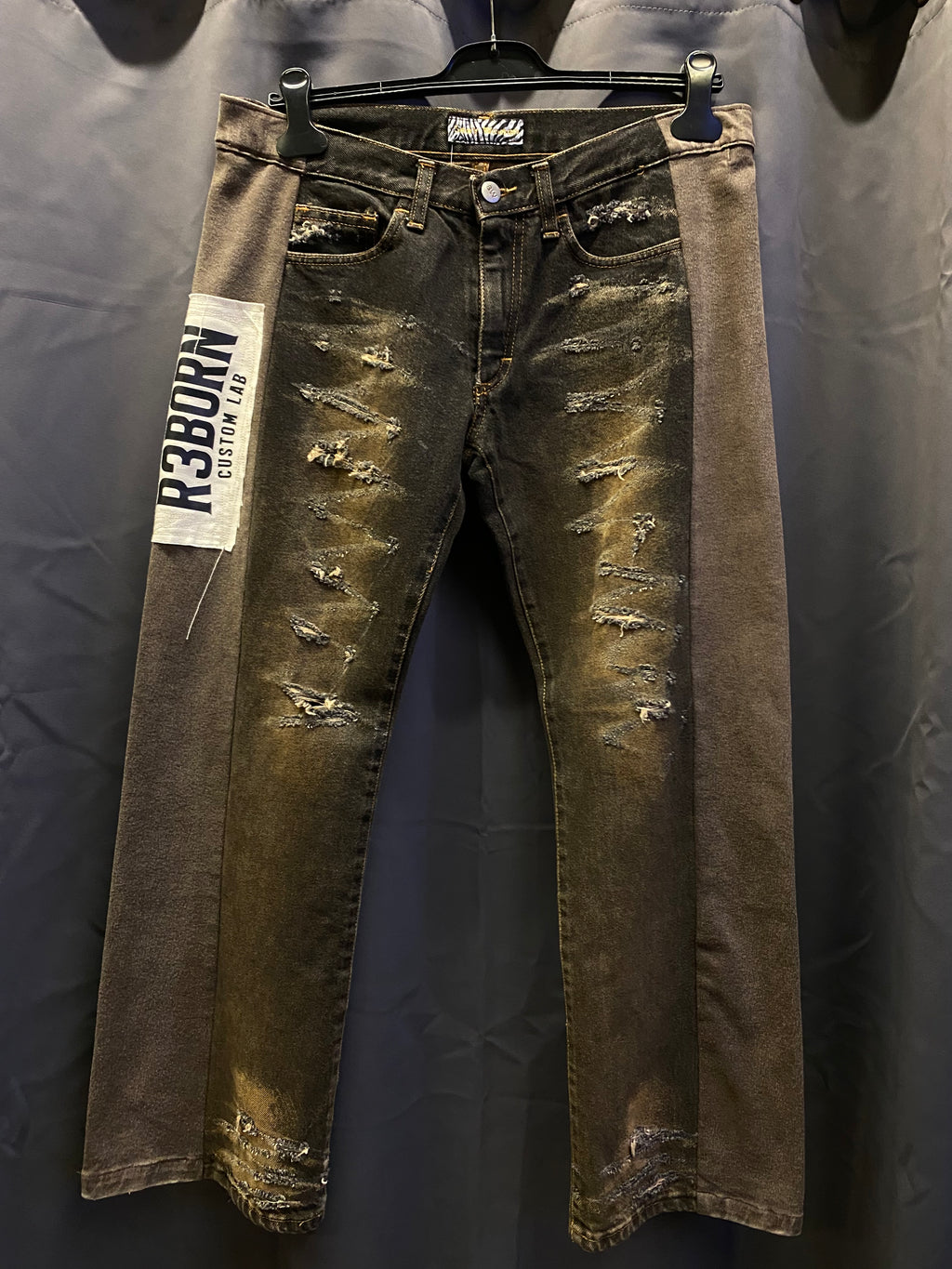 Jeans flare Y2K Sexy Woman Custom - donna L | R3BORN