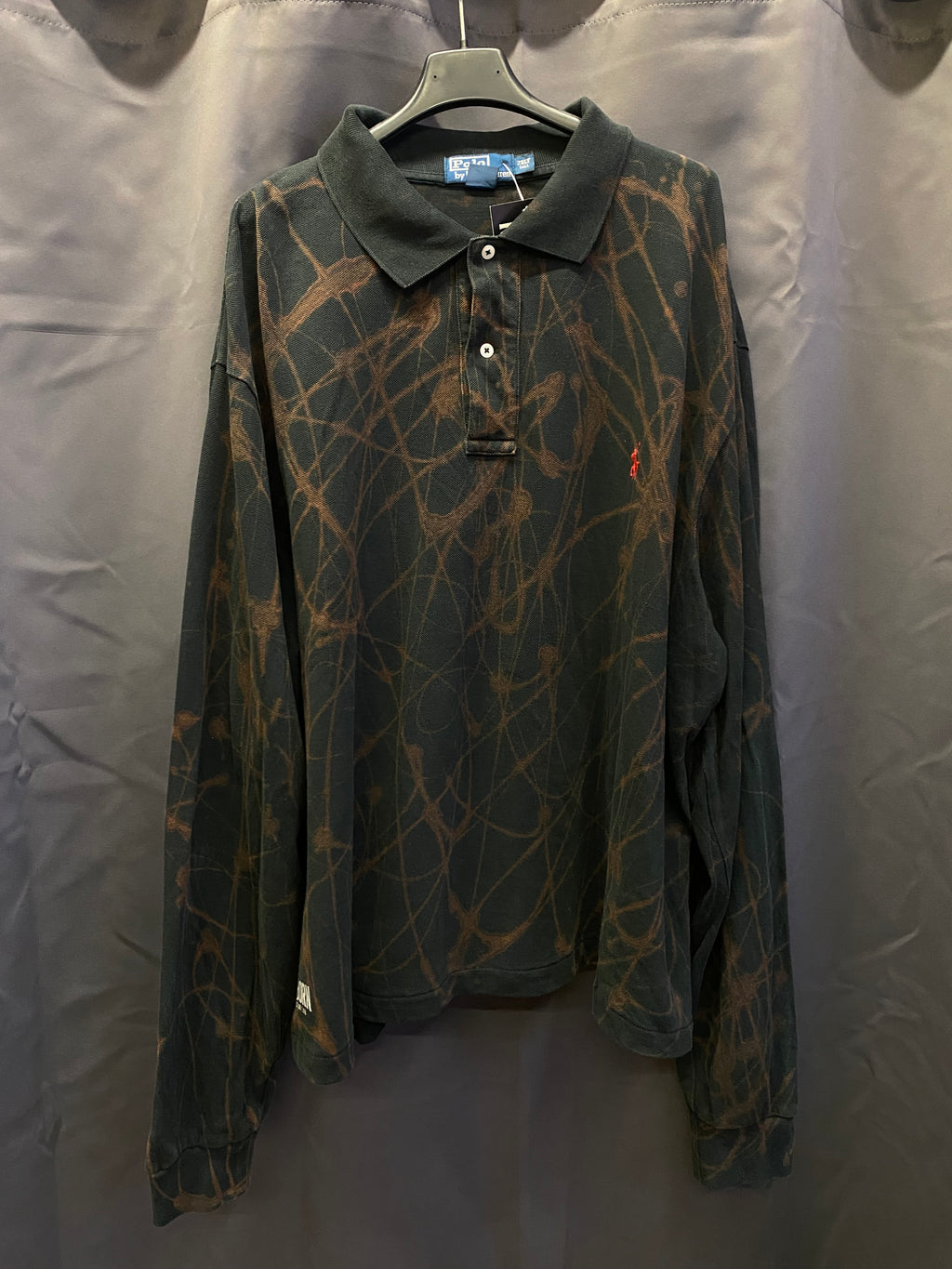 Polo crop Ralph Lauren a maniche lunghe Custom - uomo XXL | R3BORN