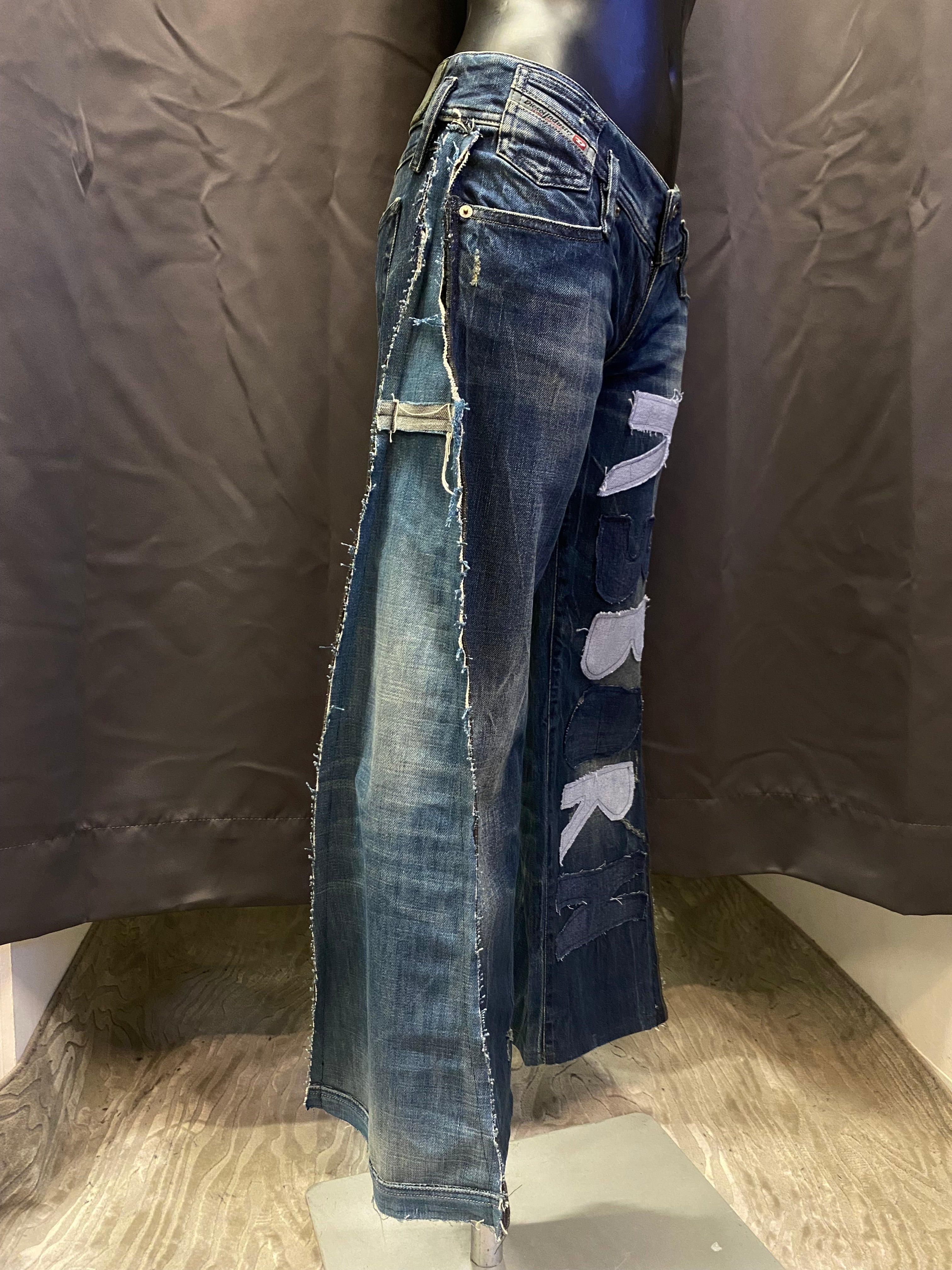 Jeans Y2K Flare Diesel Custom - donna XS | R3BORN