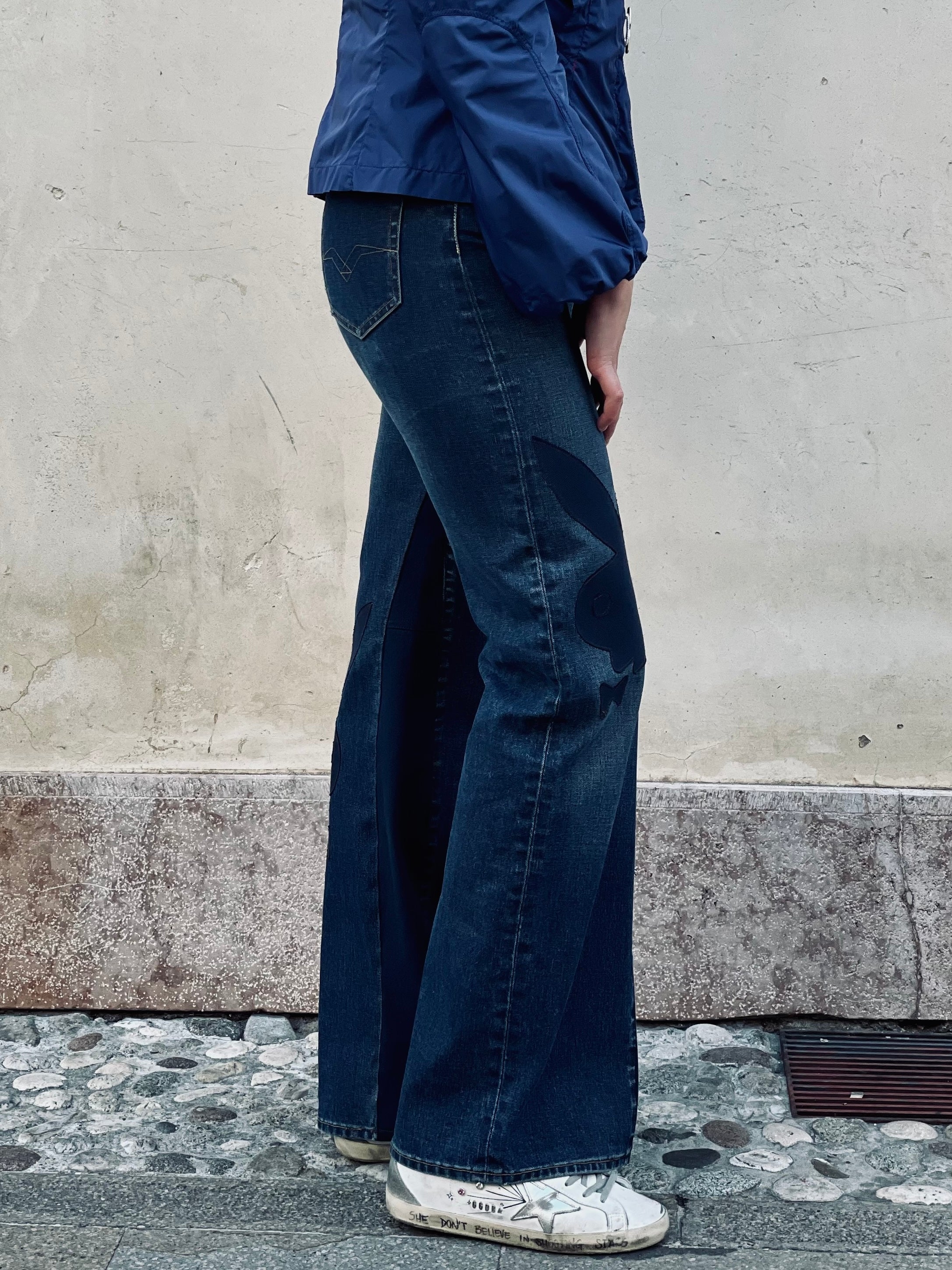 Y2K Replay Custom flare jeans - women's M | R3BORN