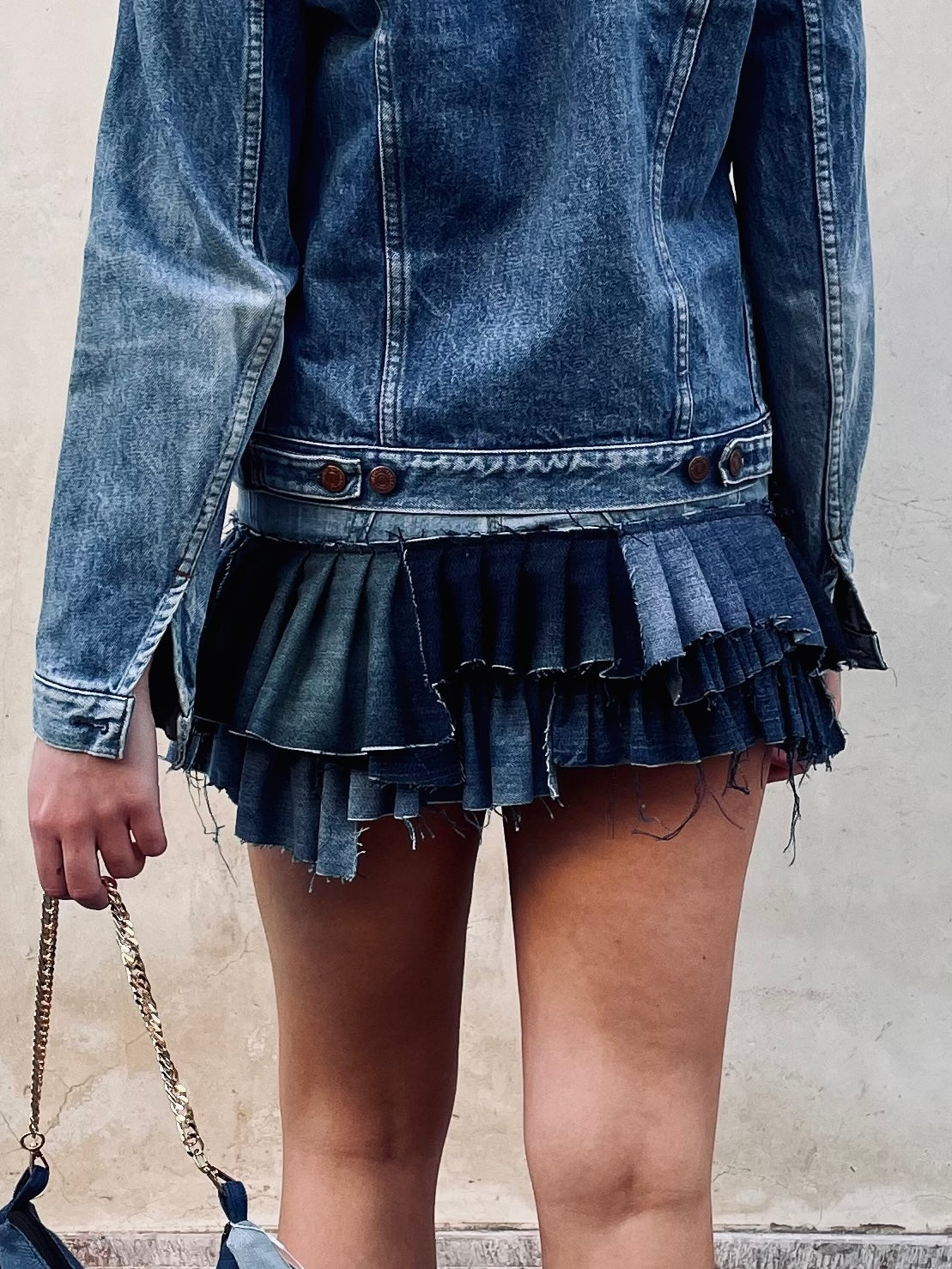 Y2K 55DSL miniskirt by Diesel Custom (S)