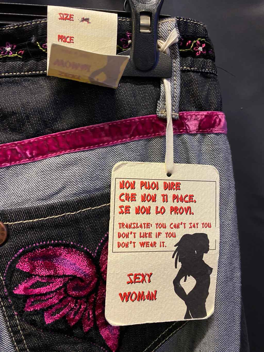 Jeans flare Y2K Sexy Woman Custom - donna L | R3BORN