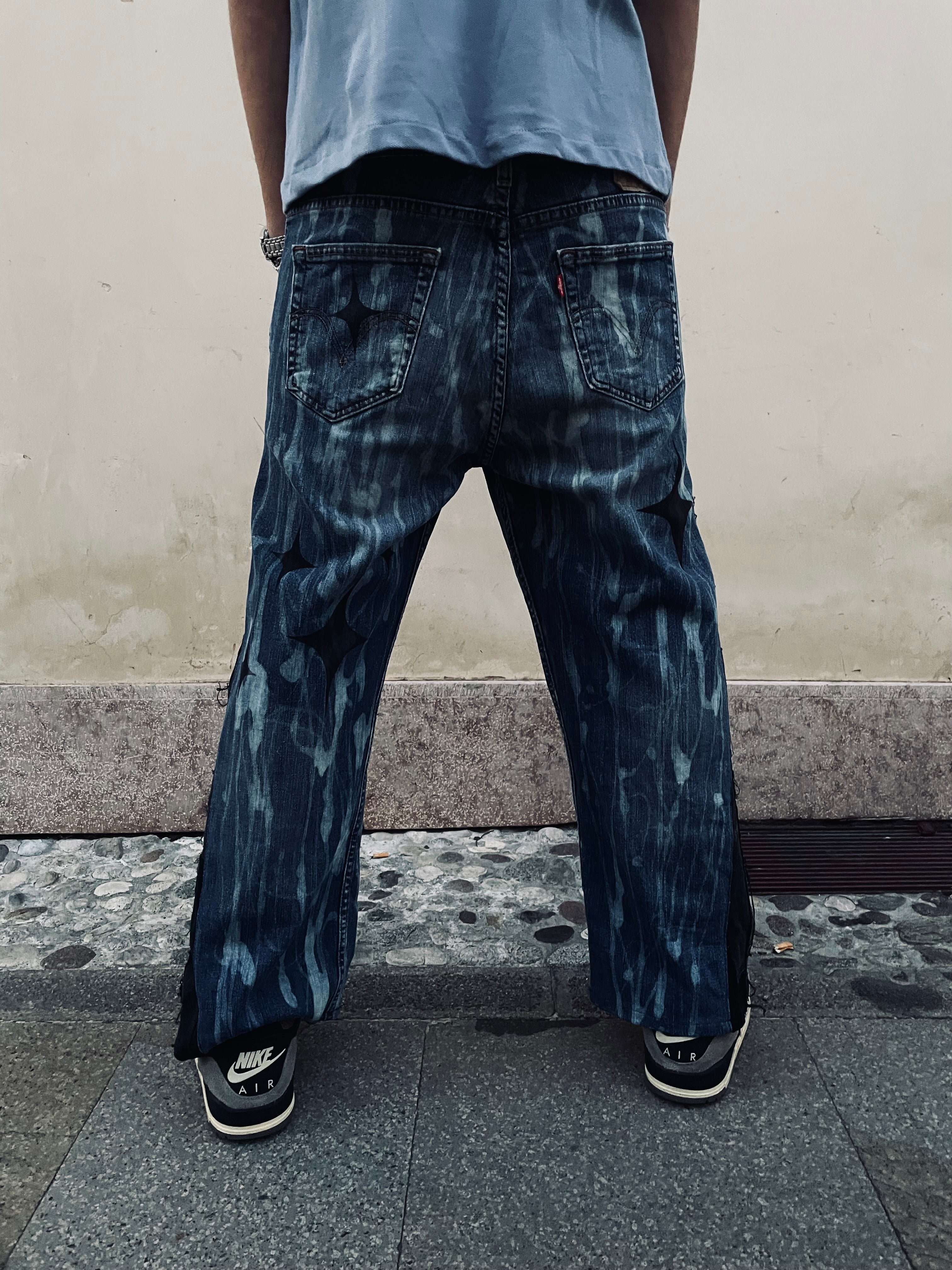 Jeans Flare Levi's Custom Vintage Patchwork - Uomo M | R3BORN