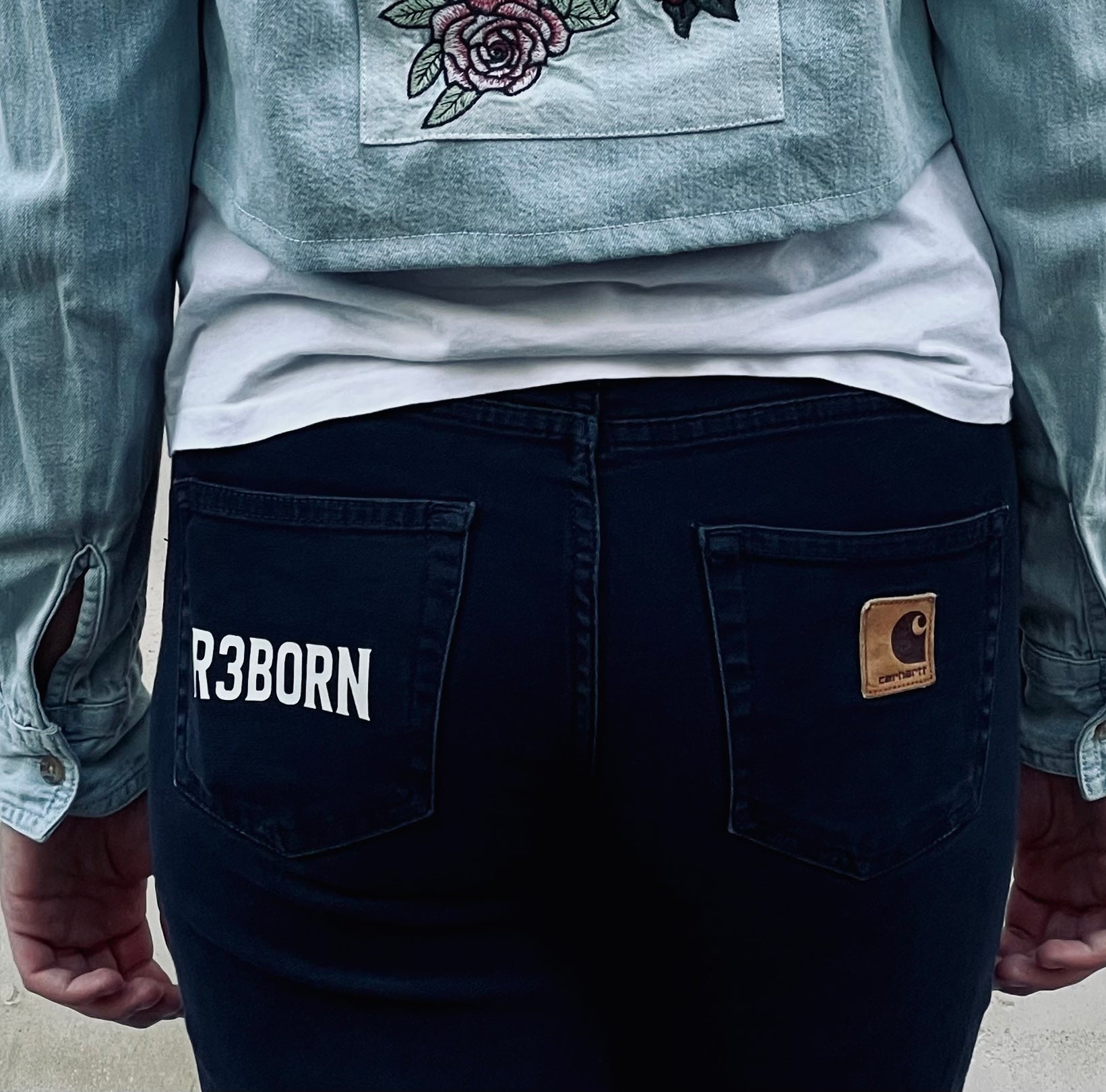 Carhartt Custom Women's Flare Jeans - Size M/L | R3BORN