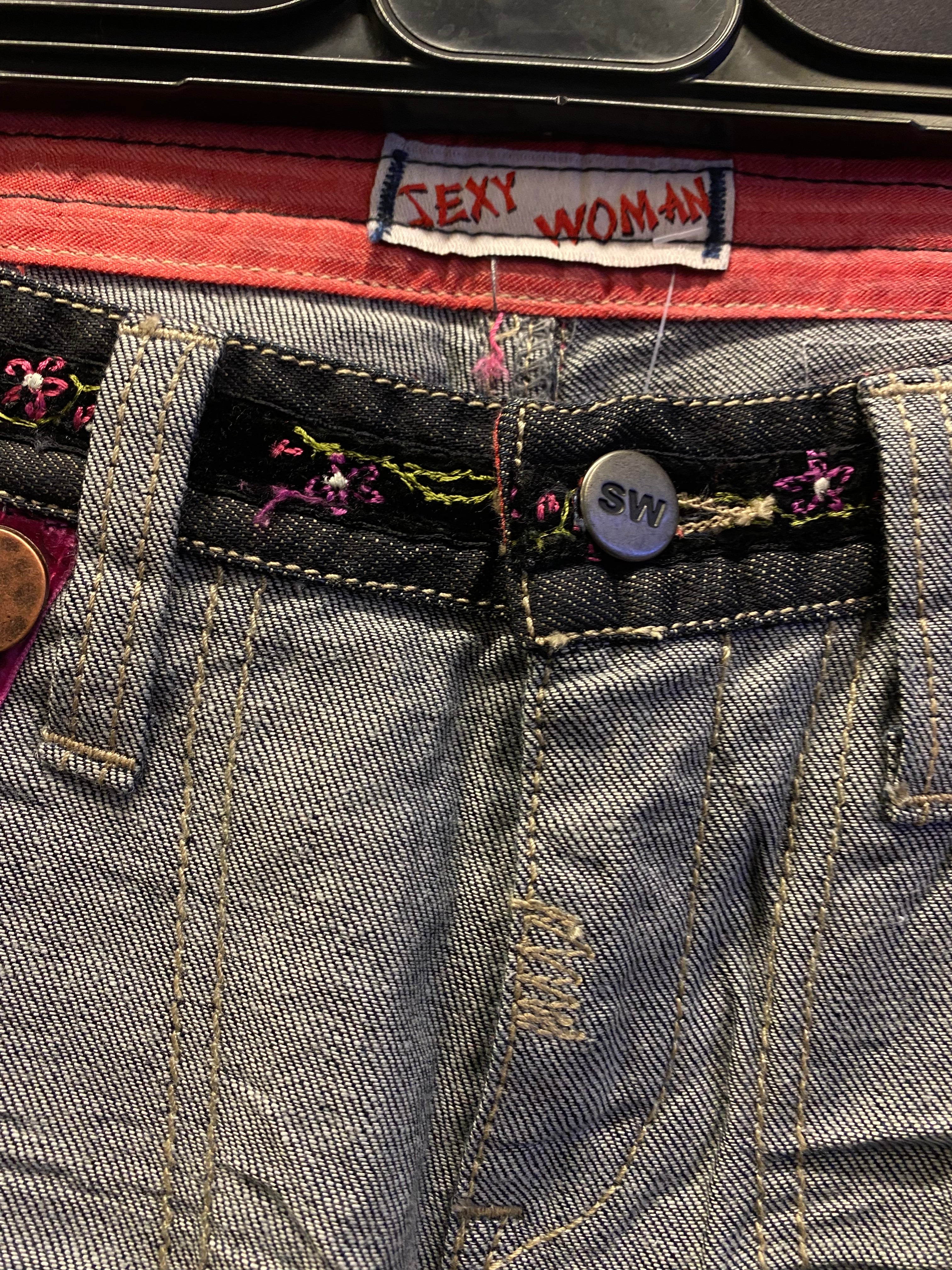 Jeans flare Y2K Sexy Woman Custom - donna L | R3BORN