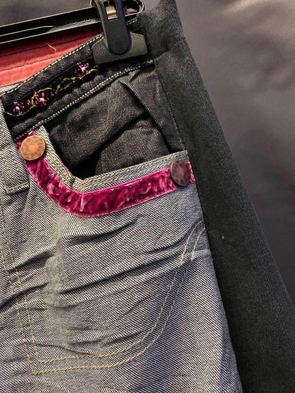 Jeans flare Y2K Sexy Woman Custom - donna L | R3BORN