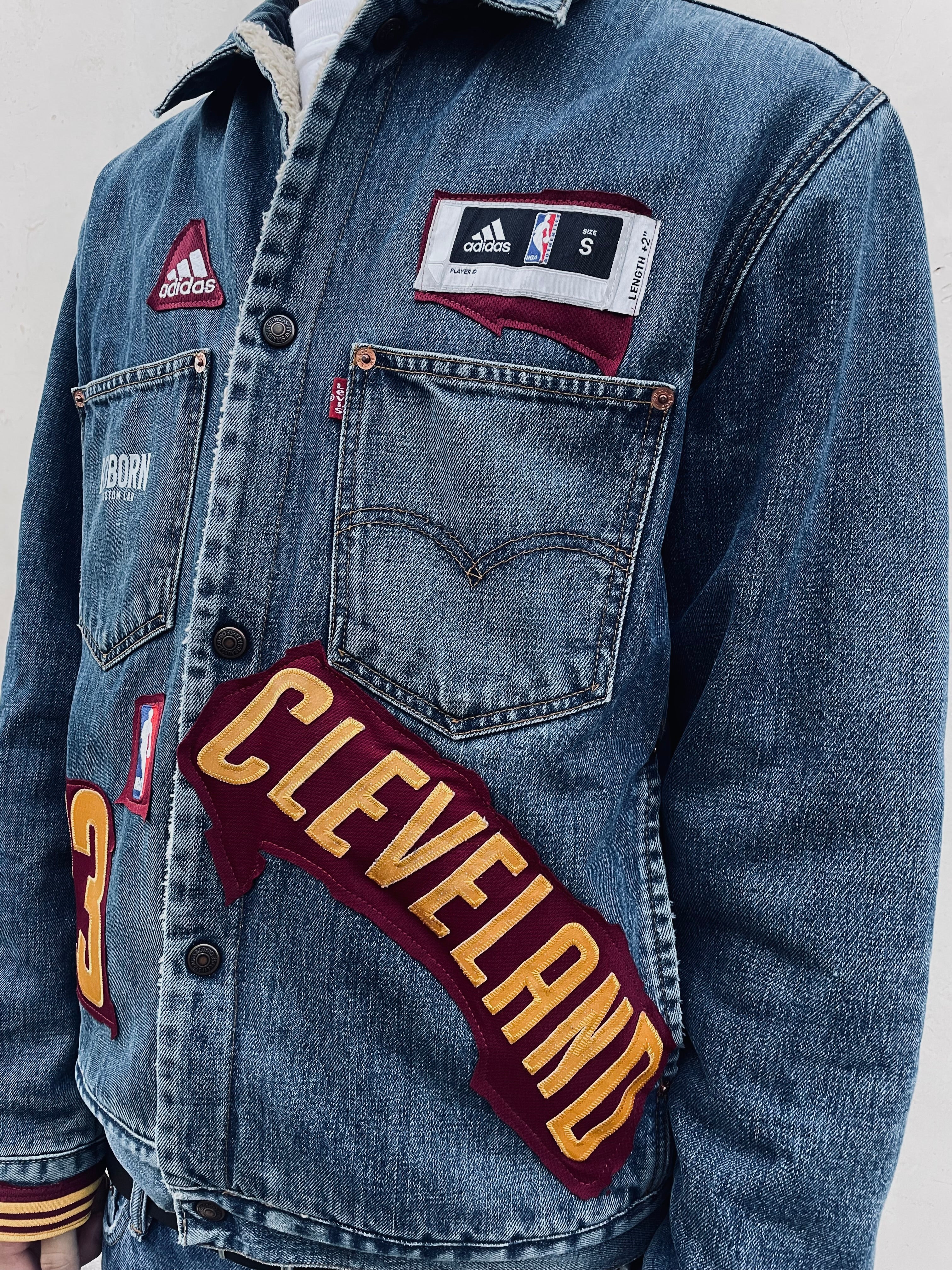 Giacca Vintage Levi's x Adidas NBA LeBron James Custom - R3BORN