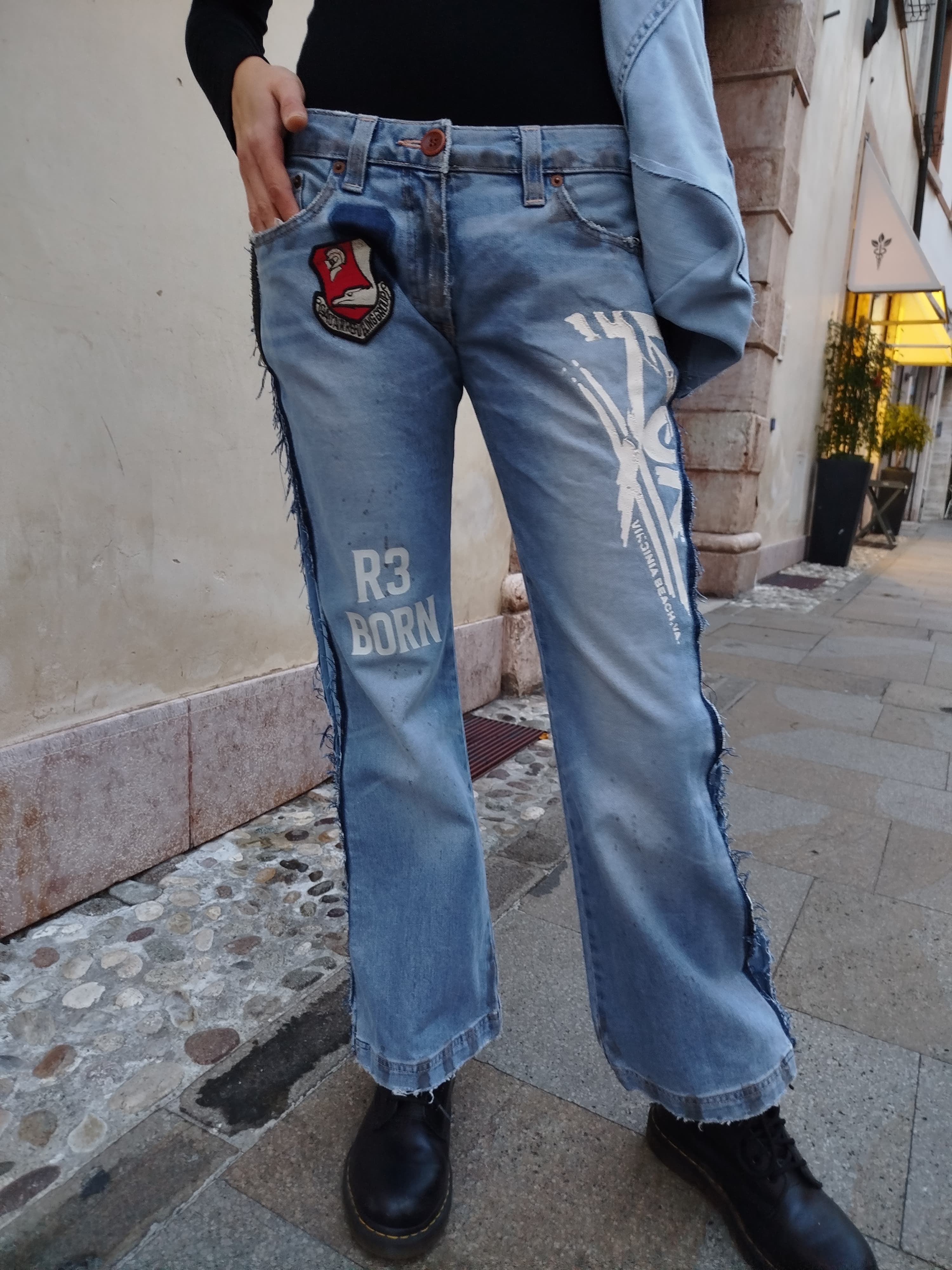 Jeans Bootcut Y2K Jo. Kang Custom - donna S | R3BORN