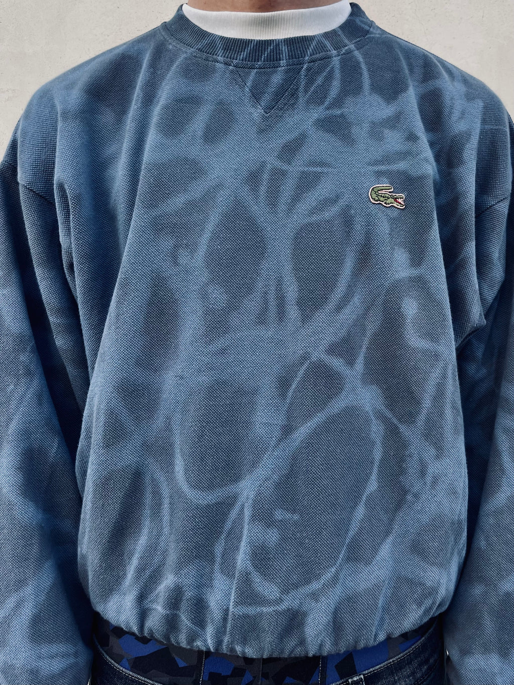 Pullover Vintage Lacoste Anni 90 Custom Uomo M | R3BORN