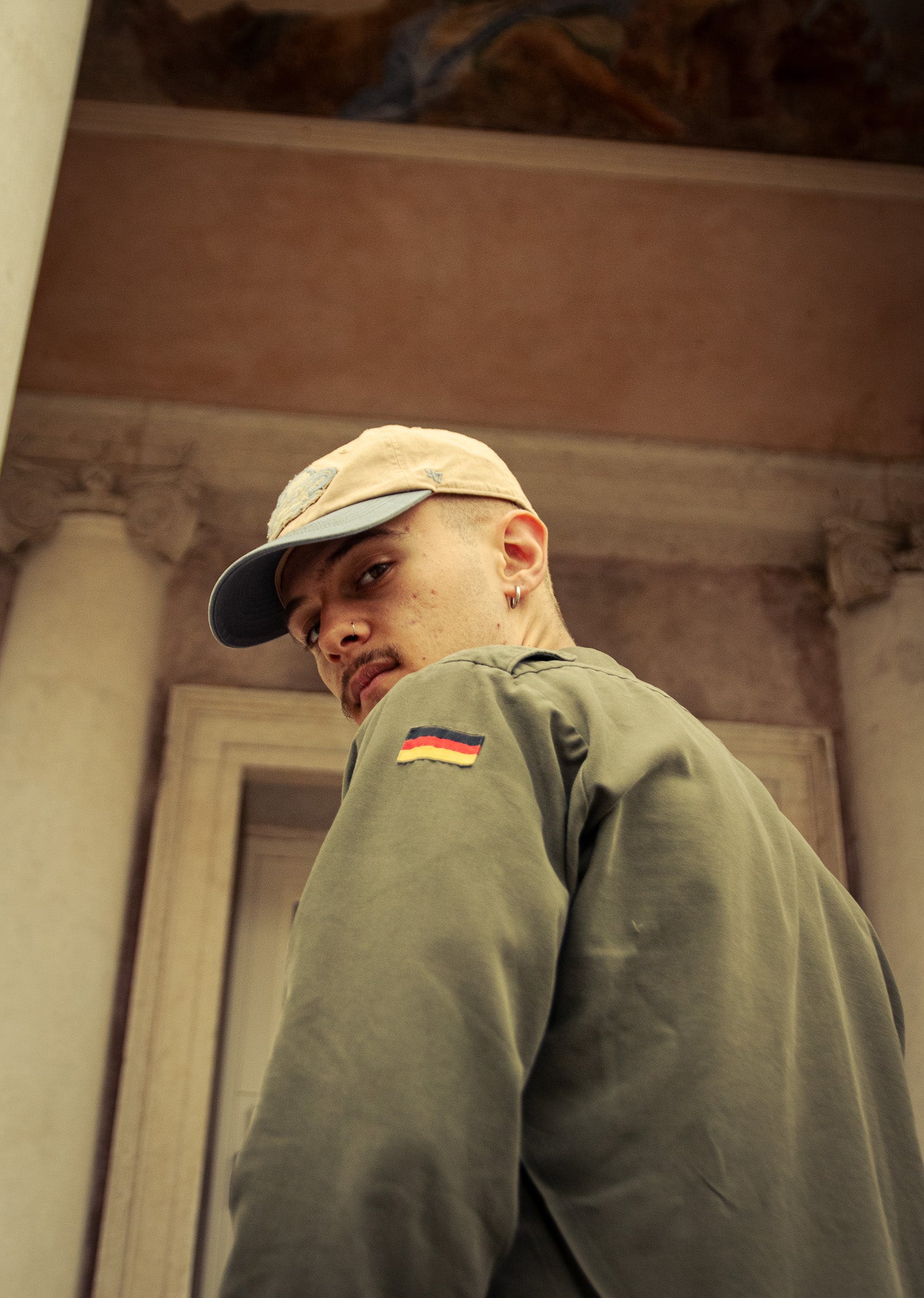 Giacca vintage milizia tedesca anni 80 Custom - uomo L | R3BORN