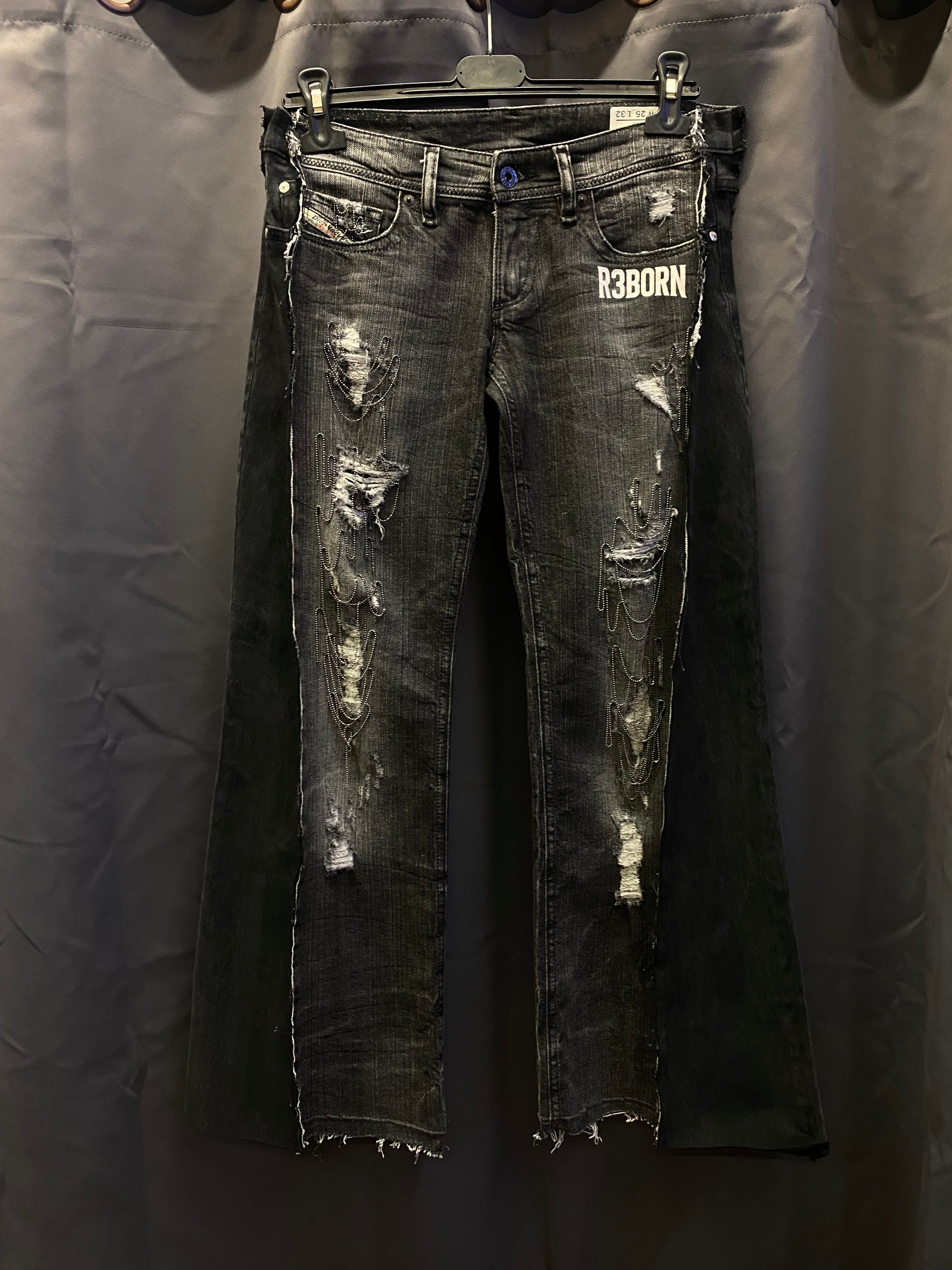 Y2K Diesel Custom Jeans (S) | R3BORN