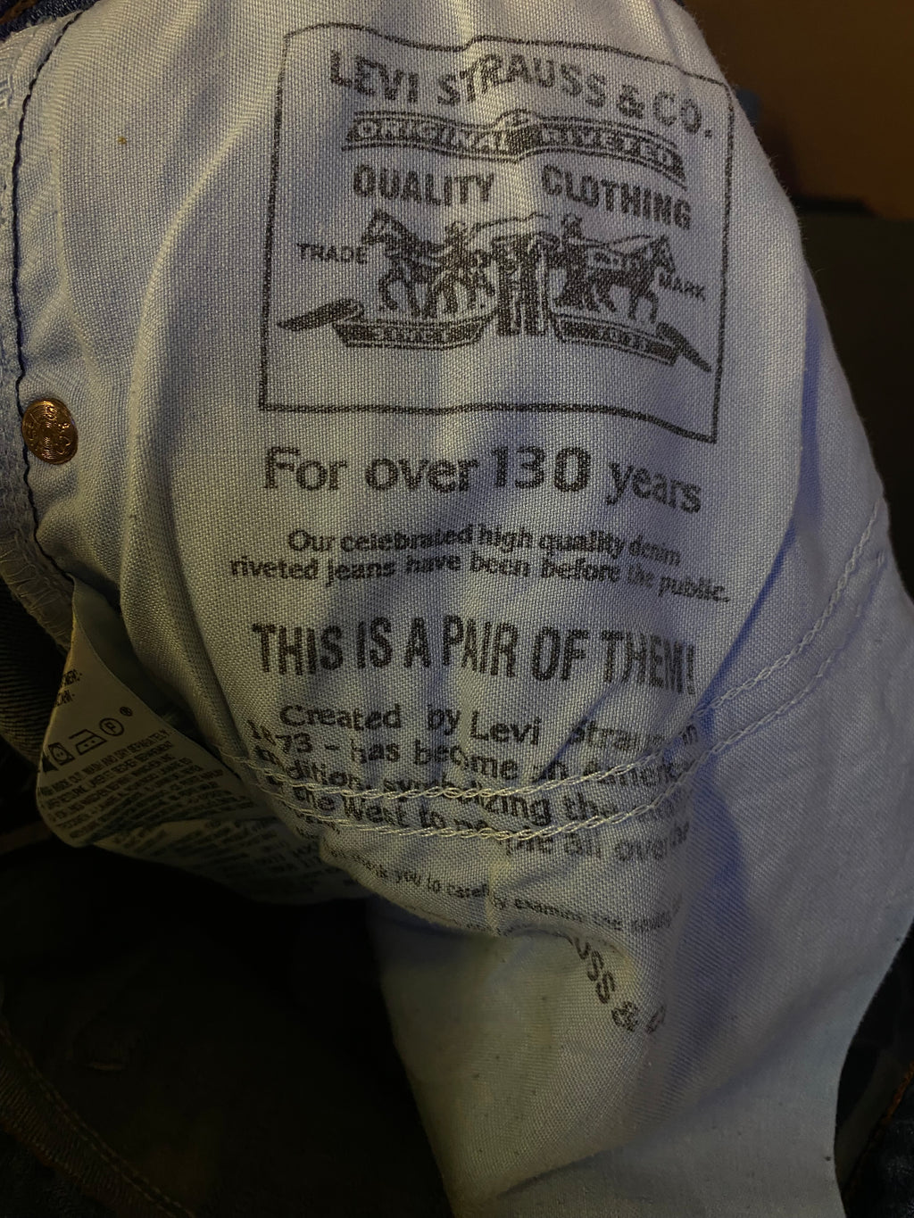 Jeans Flare Levi's Custom Vintage Patchwork - Uomo M | R3BORN