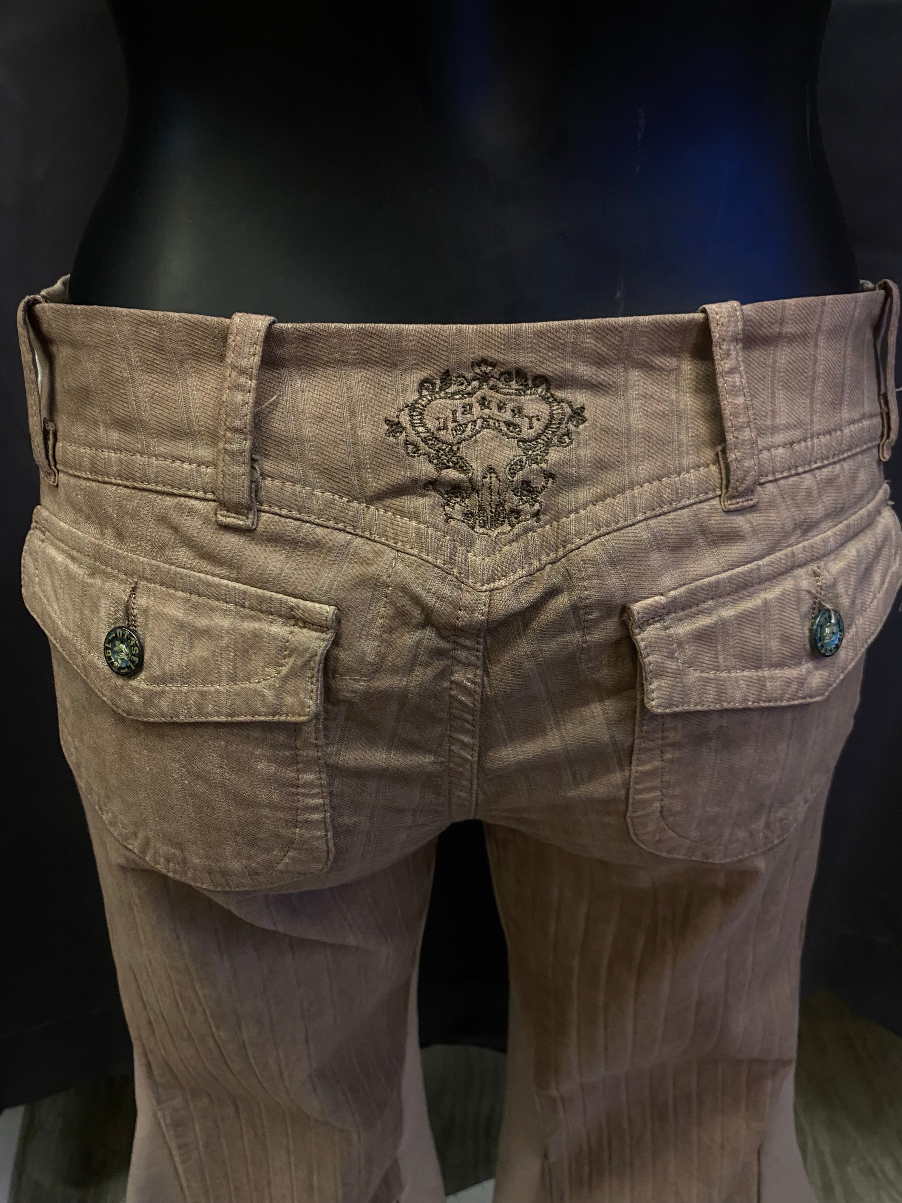 Pantaloni Diesel Y2K a zampa Custom - donna S | R3BORN