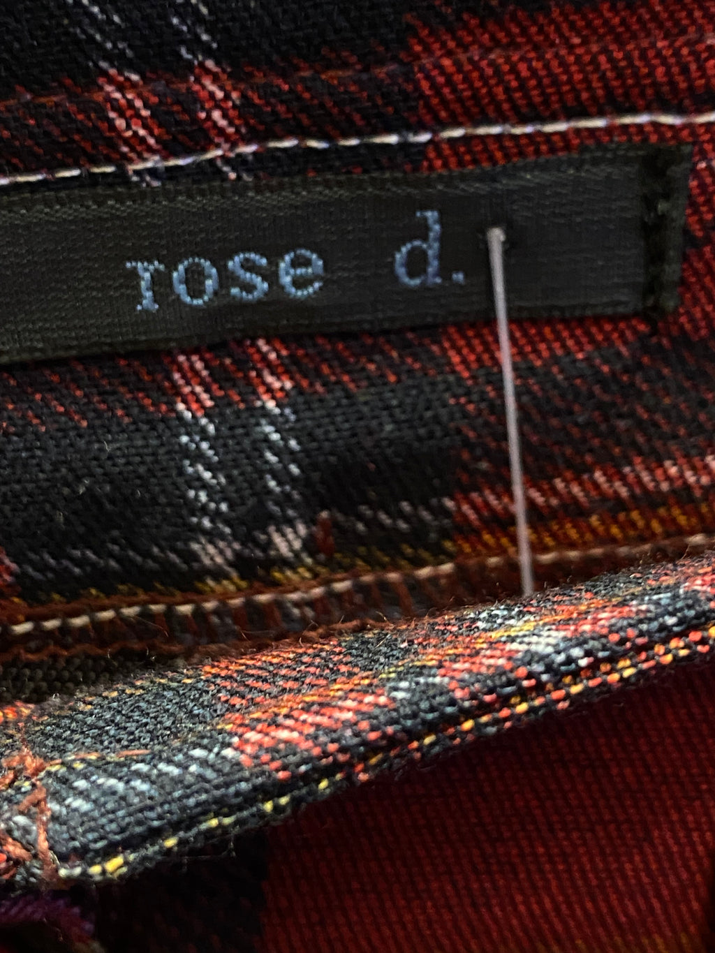 Pantalone a zampa tartan Rose D. Custom - donna M | R3BORN