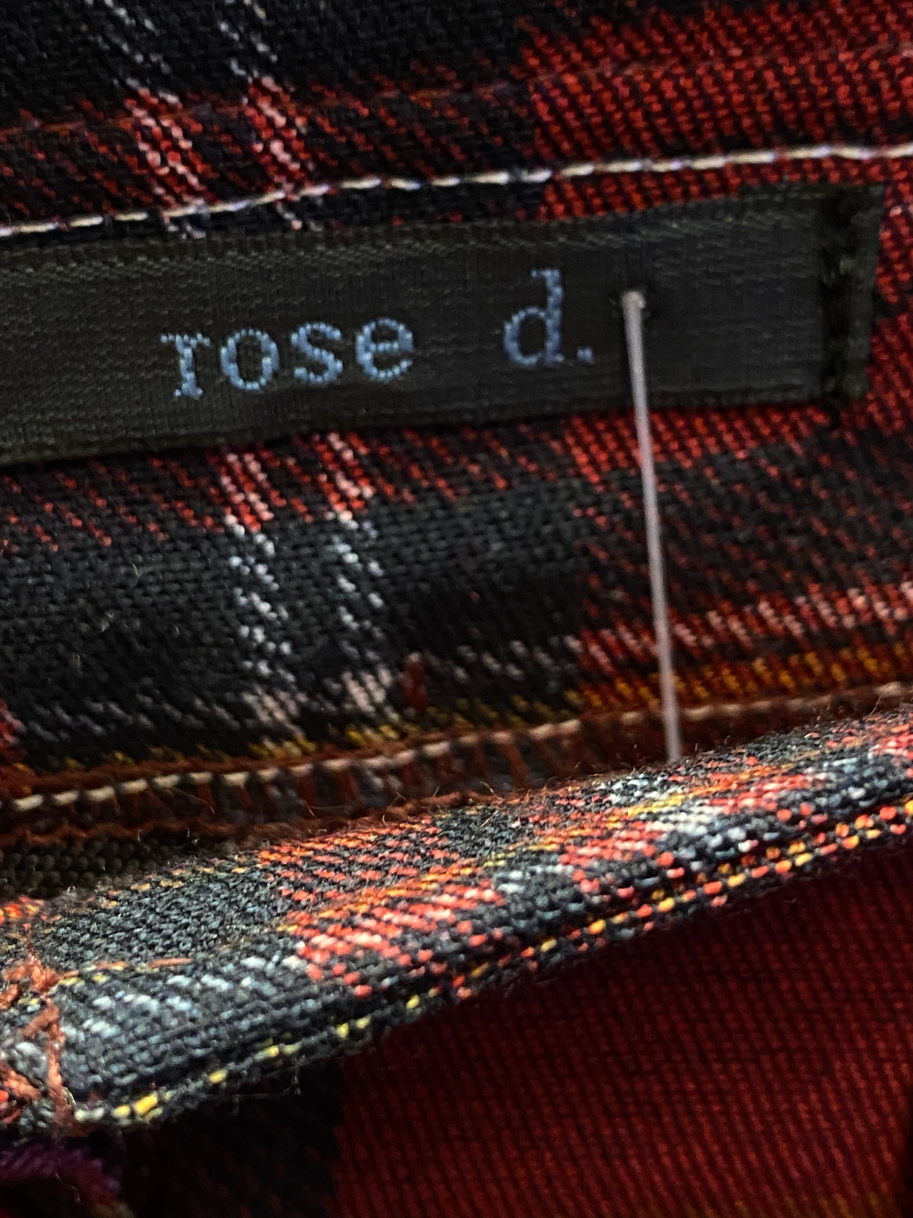 Pantalone a zampa tartan Rose D. Custom - donna M | R3BORN