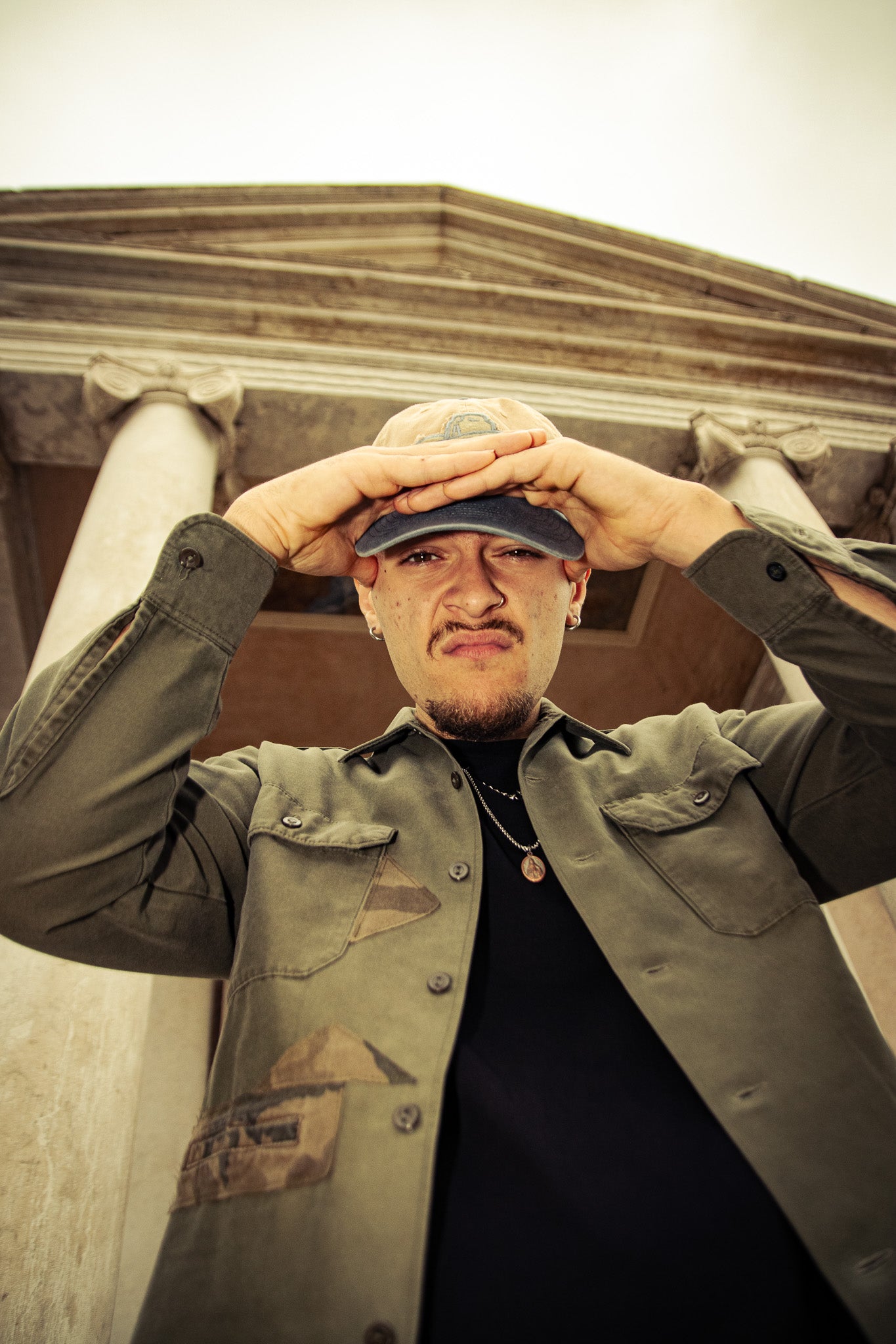 Giacca vintage milizia tedesca anni 80 Custom - uomo L | R3BORN