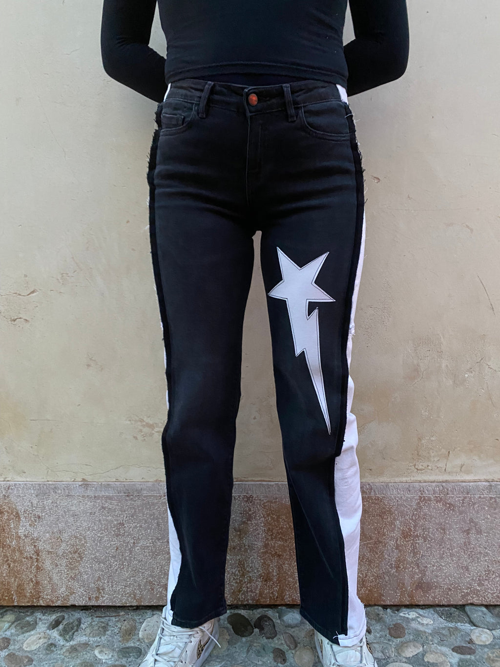 Jeans Carhartt Neri Elasticizzati Custom Donna M | R3BORN