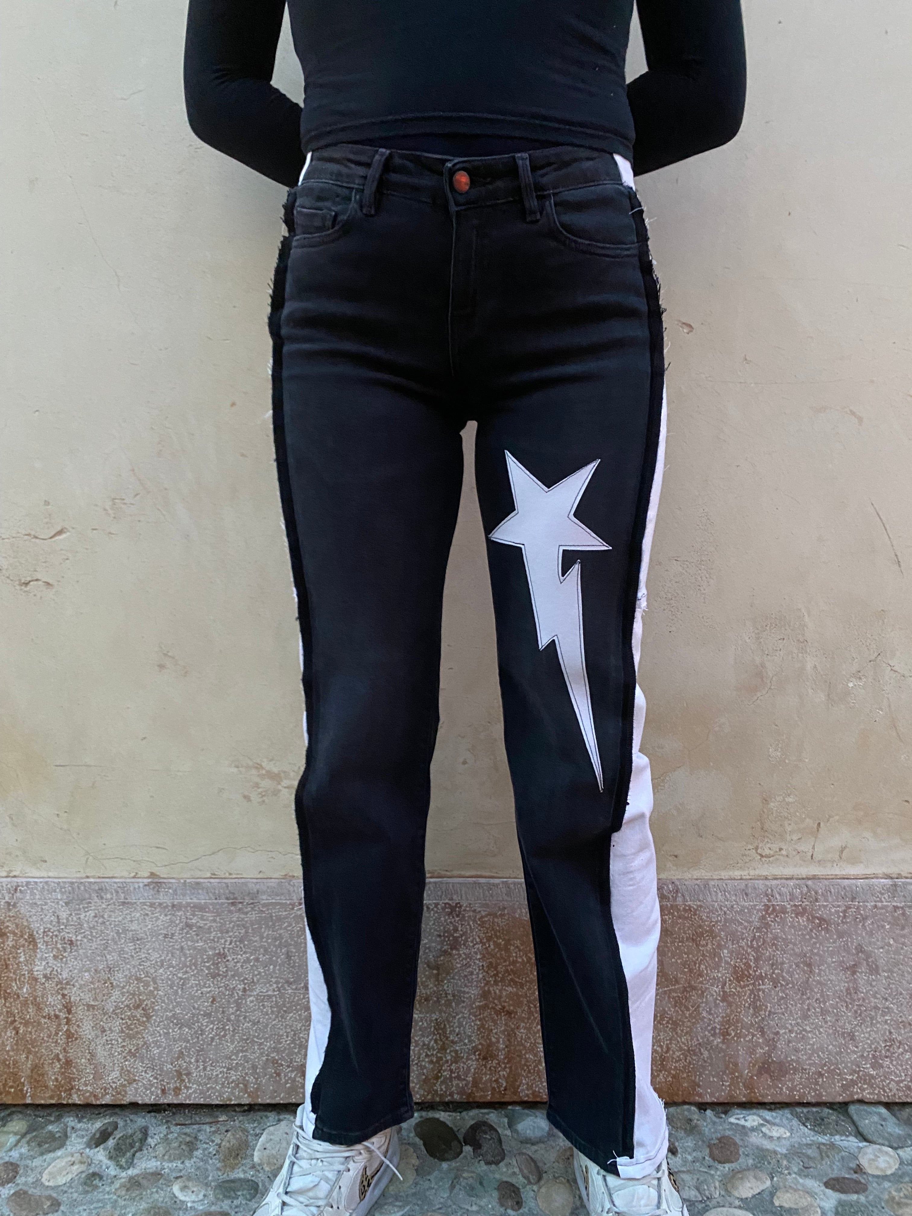 Jeans Carhartt Neri Elasticizzati Custom Donna M | R3BORN