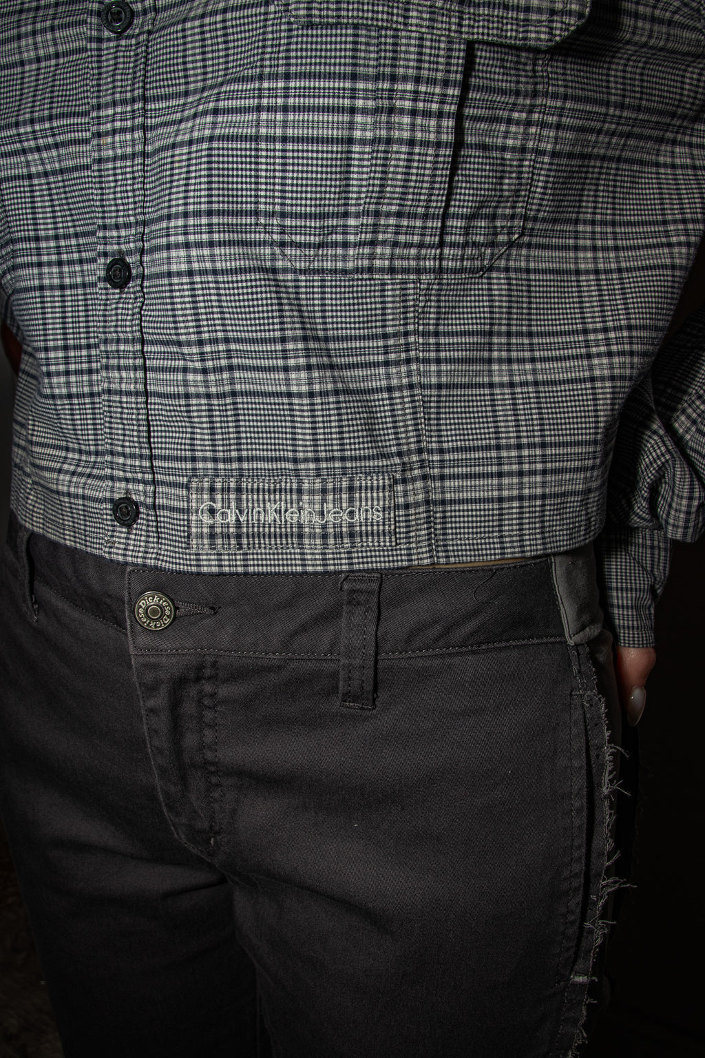 Camicia crop Calvin Klein Custom - XXL donna | R3BORN