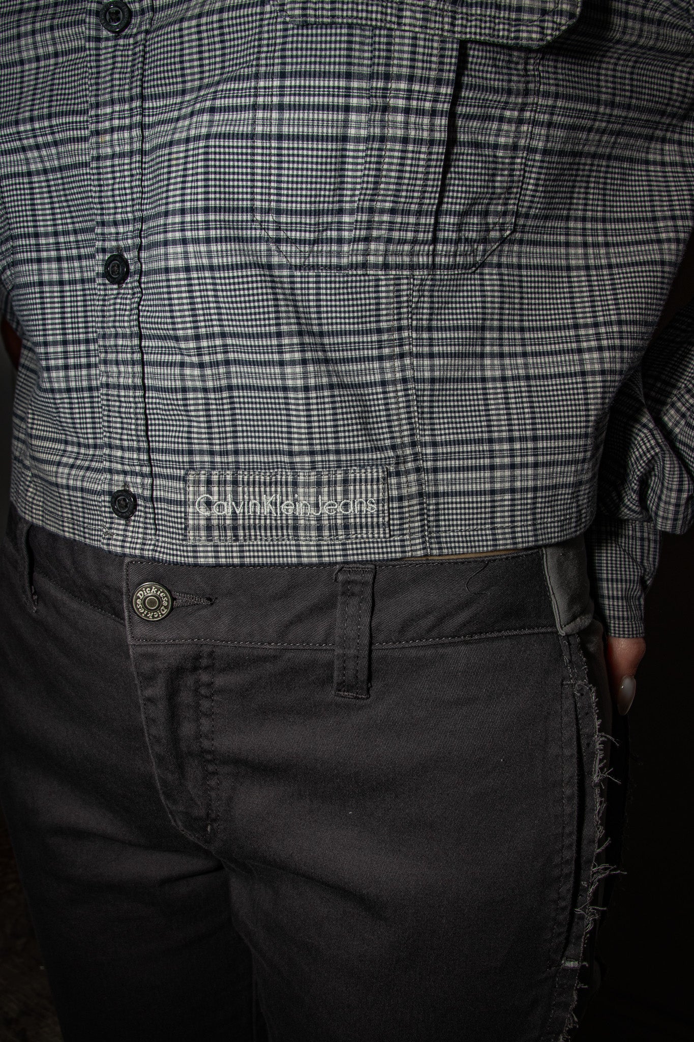 Camicia crop Calvin Klein Custom - XXL donna | R3BORN