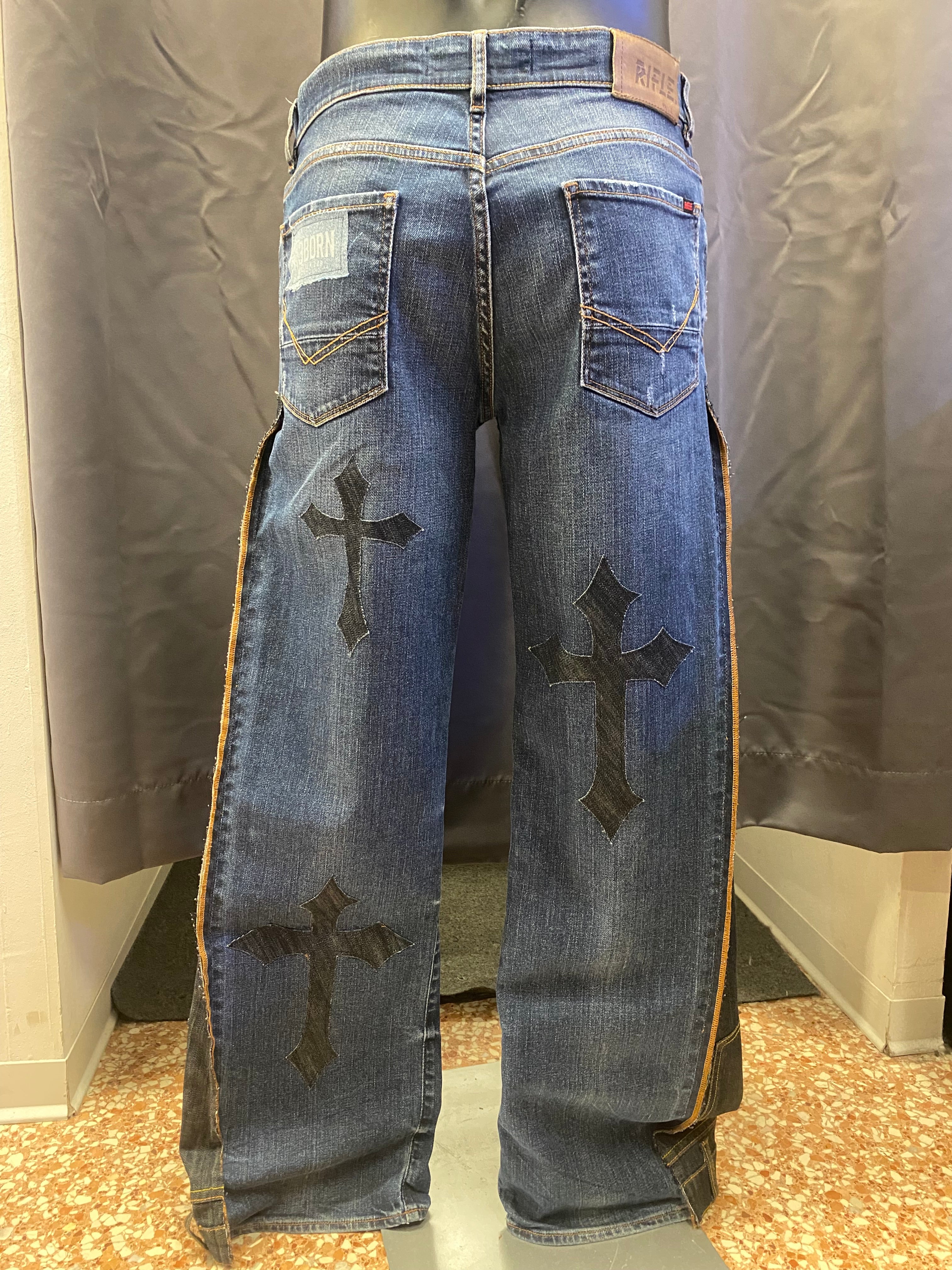 Jeans Flare Rifle Custom - uomo M | R3BORN