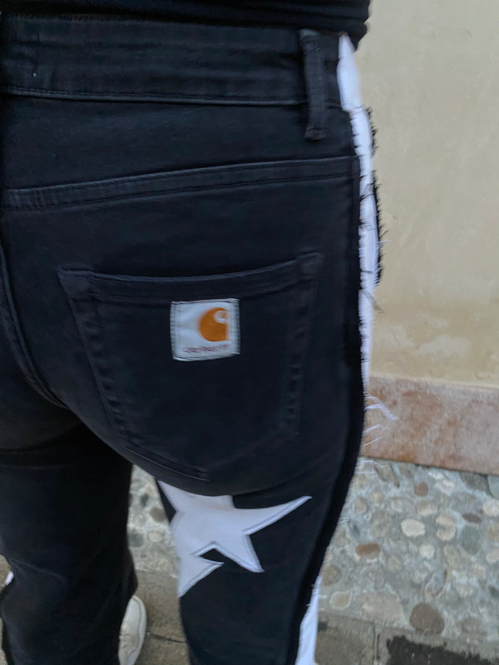 Jeans Carhartt Neri Elasticizzati Custom Donna M | R3BORN