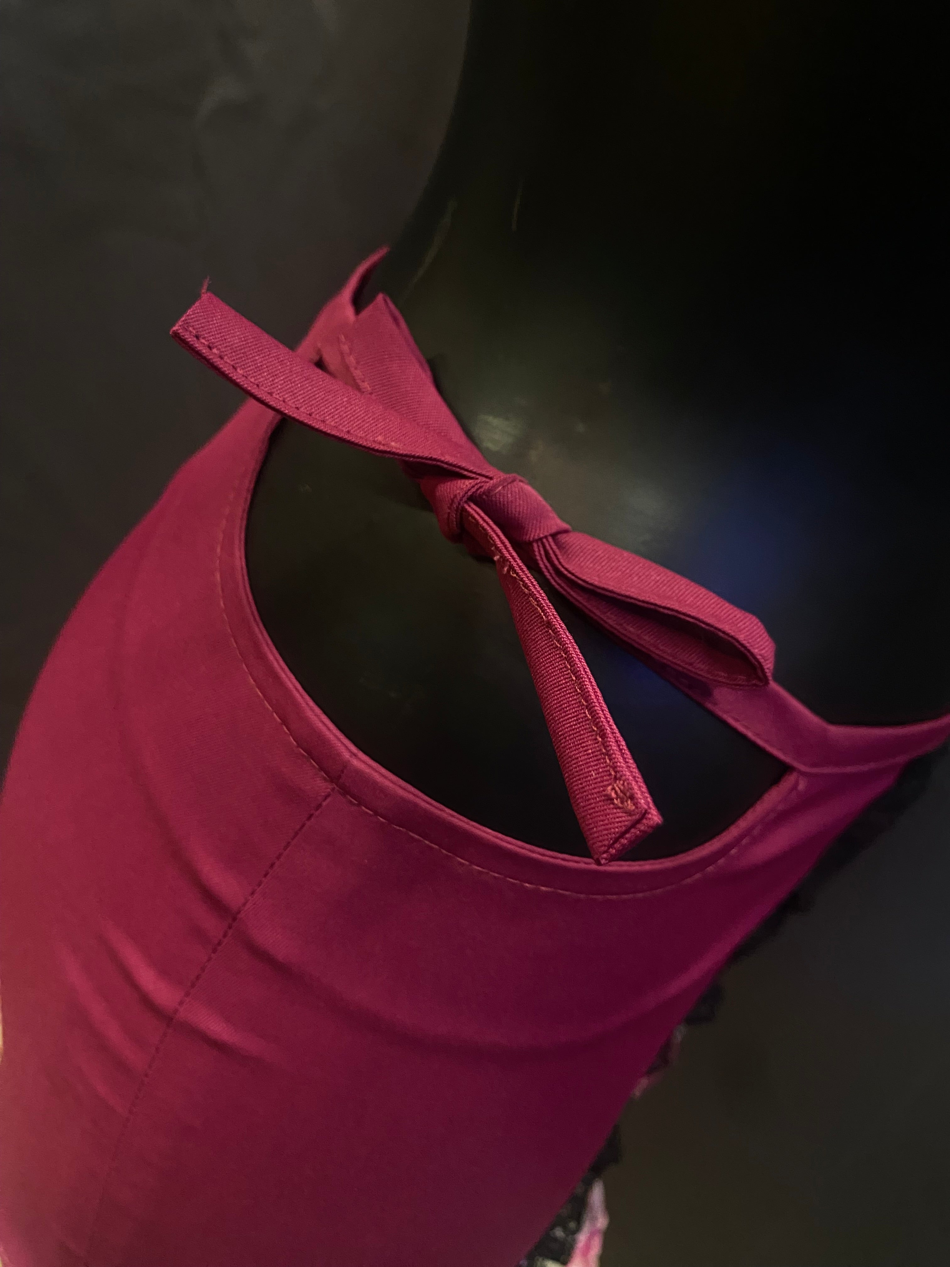 Minigonna Y2K con balze Rose D. Custom - donna S | R3BORN