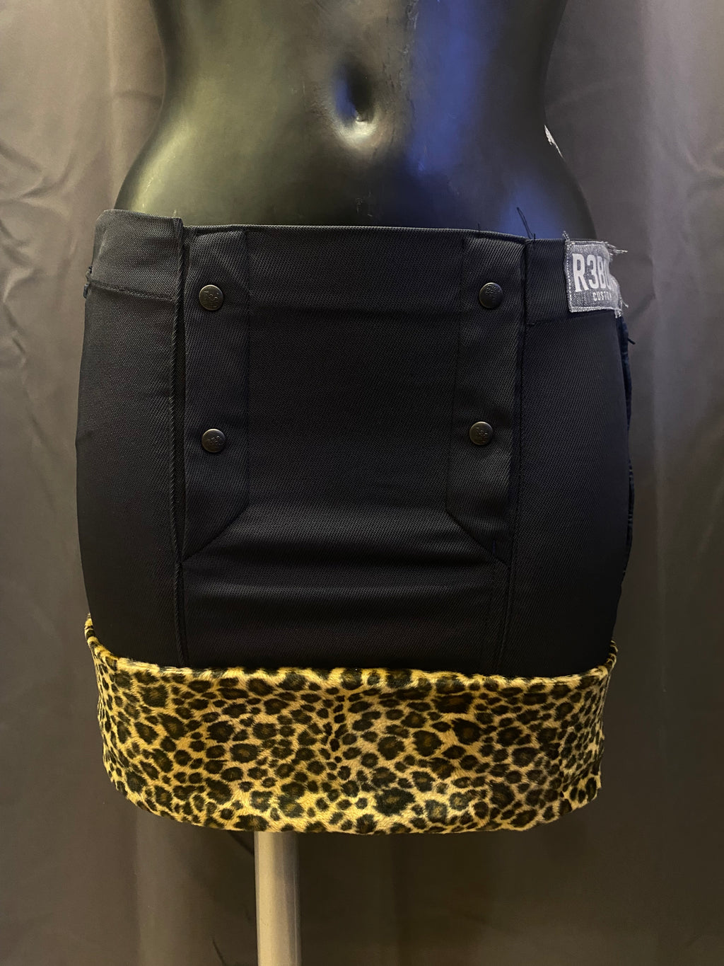 Minigonna Diesel Lab animalier custom - donna S | R3BORN