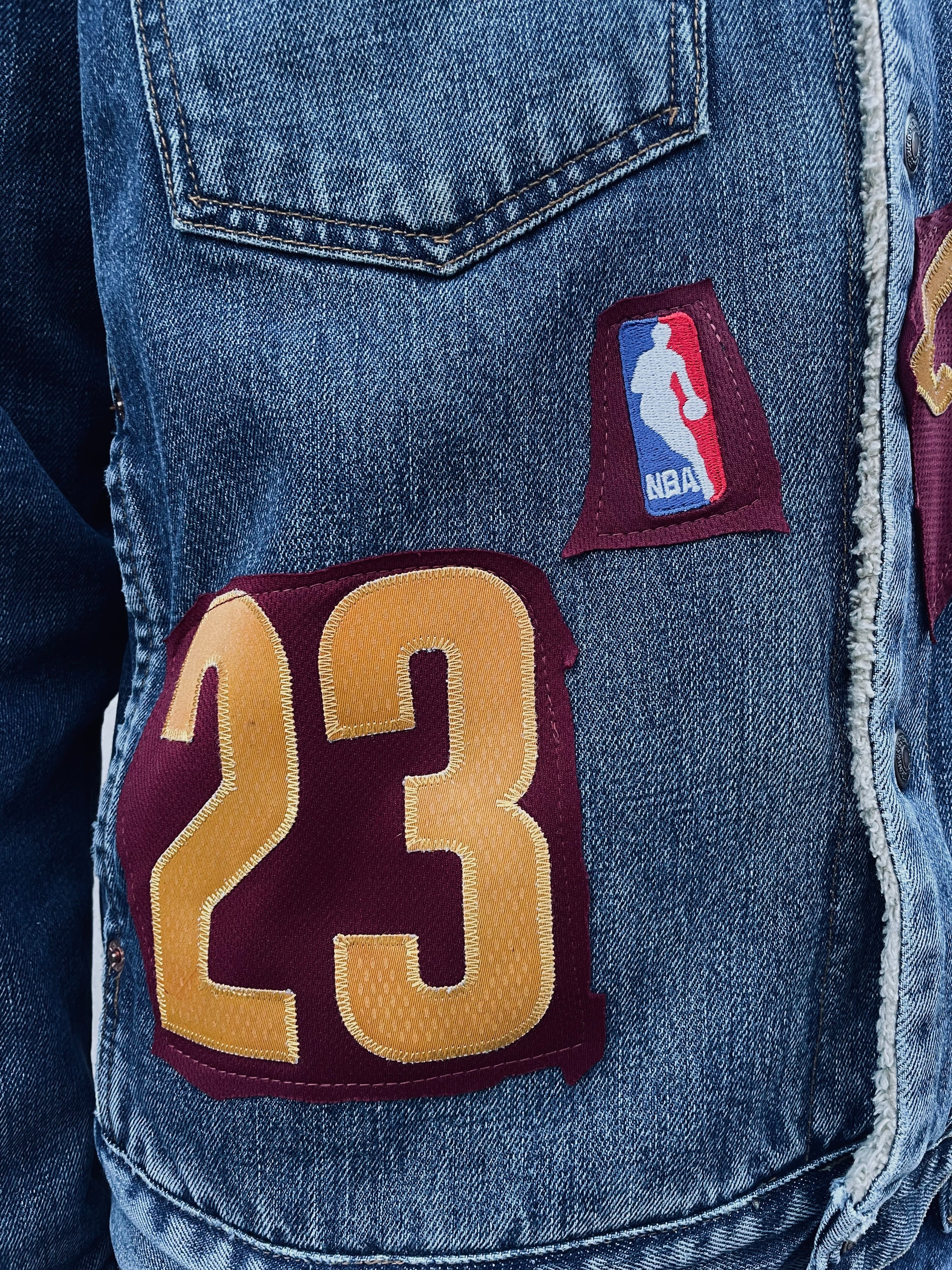 Giacca Vintage Levi's x Adidas NBA LeBron James Custom - R3BORN