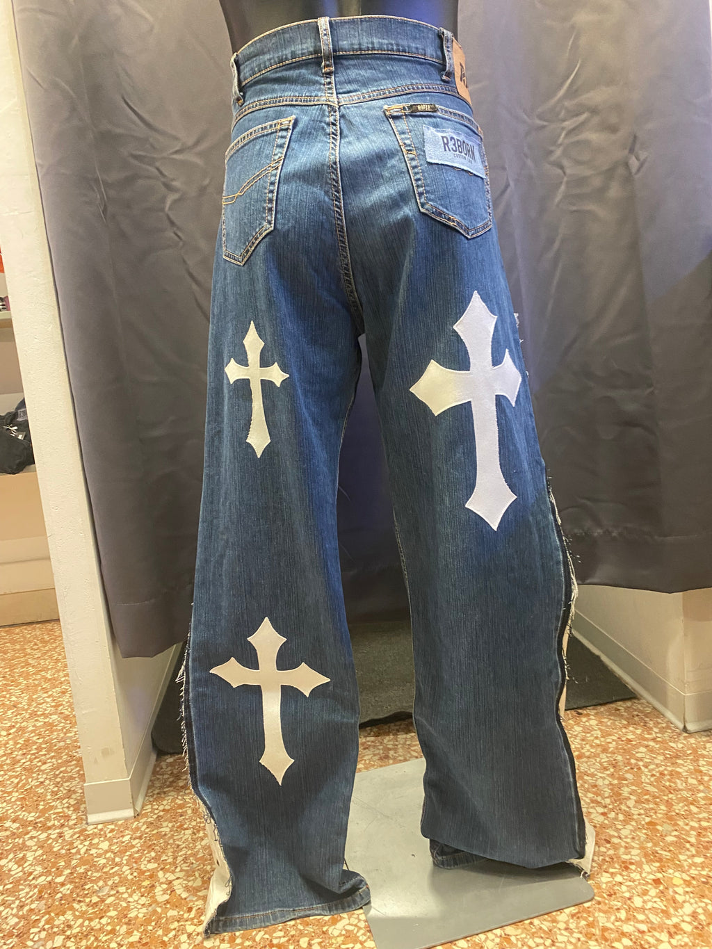 Jeans Flare Rifle Custom - uomo XL | R3BORN