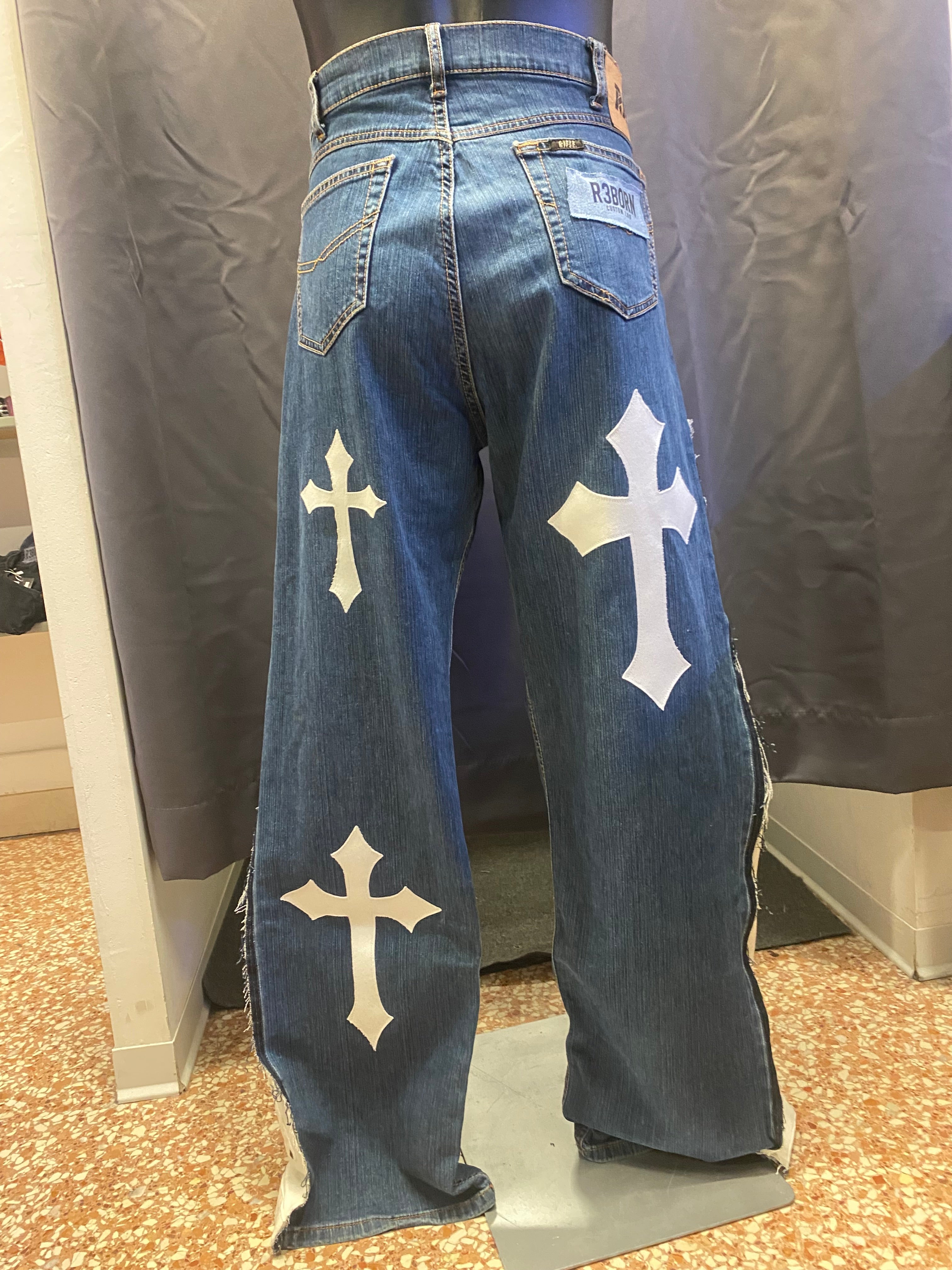 Jeans Flare Rifle Custom - uomo XL | R3BORN