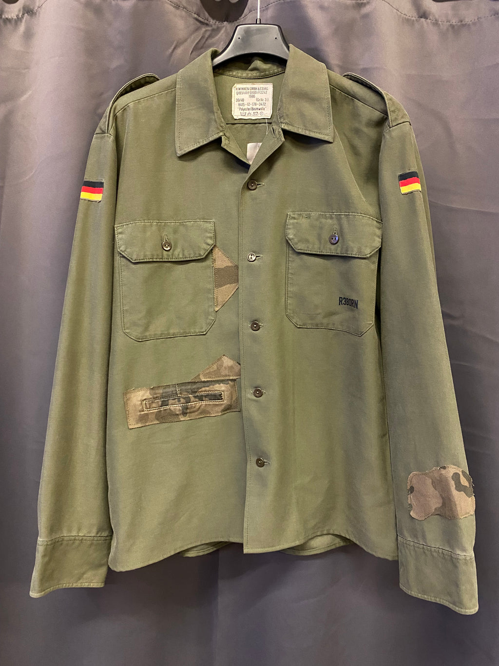 Giacca vintage milizia tedesca anni 80 Custom - uomo L | R3BORN