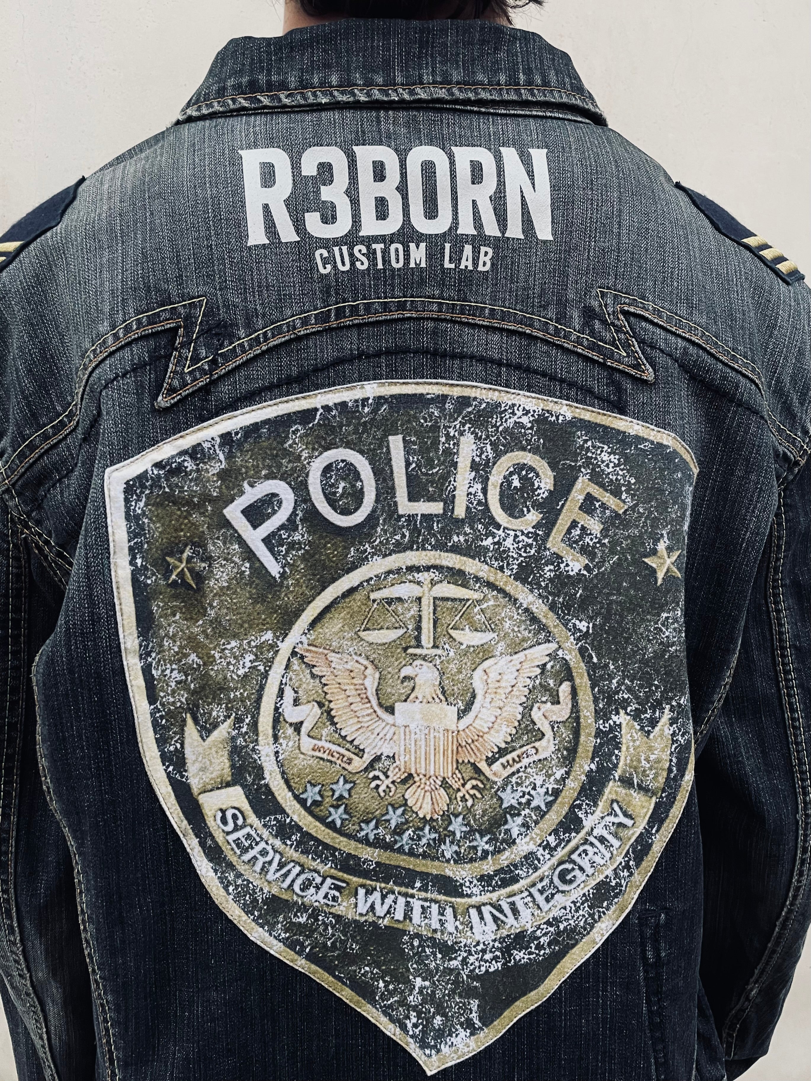 Giacca in denim Y2K Custom (XL) | R3BORN