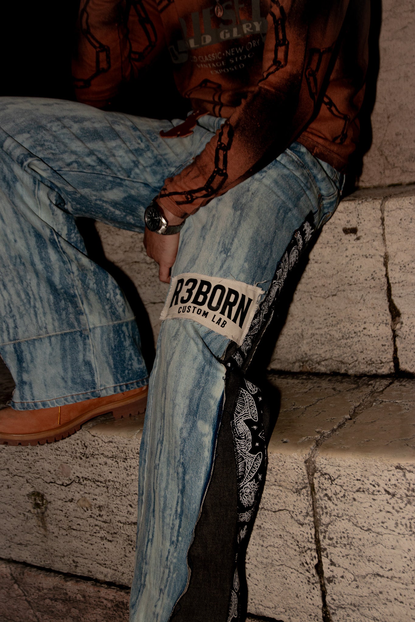 Jeans flare vintage Valentino Custom (M)