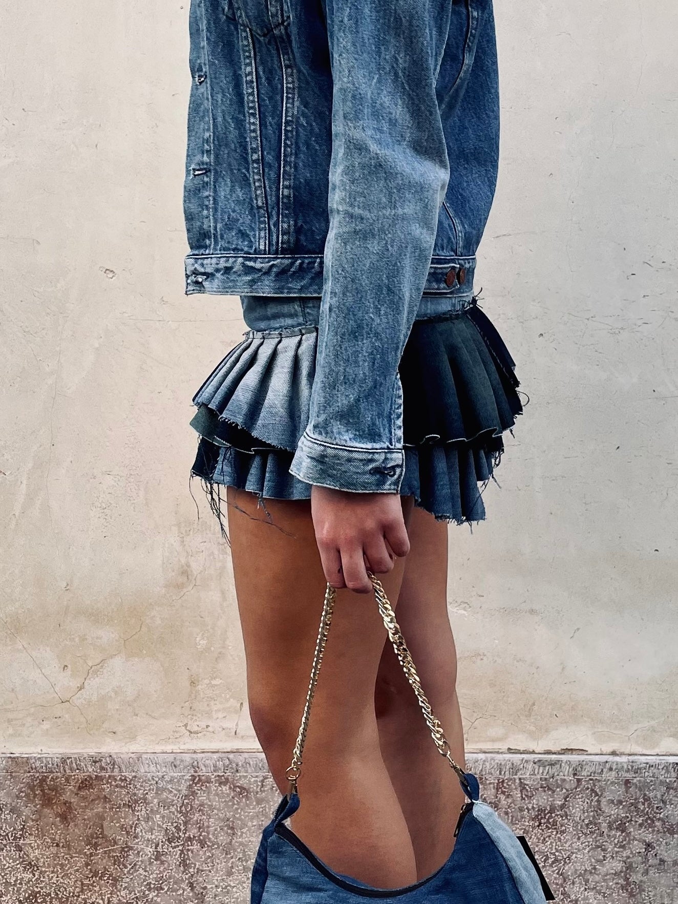 Y2K 55DSL miniskirt by Diesel Custom (S)