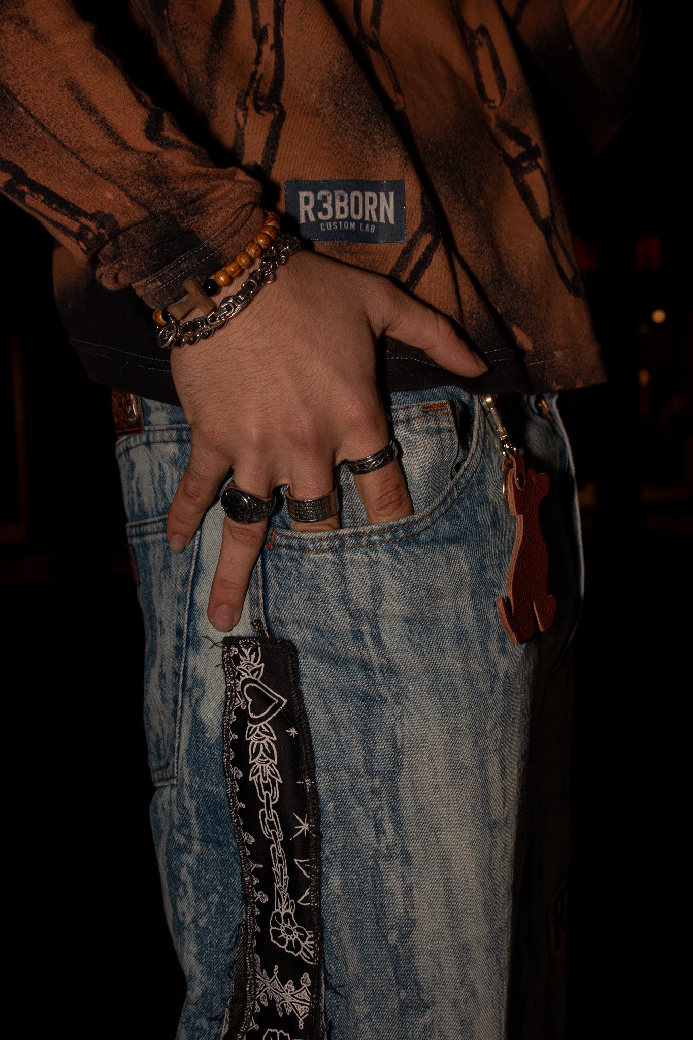 Jeans flare vintage Valentino Custom (M)