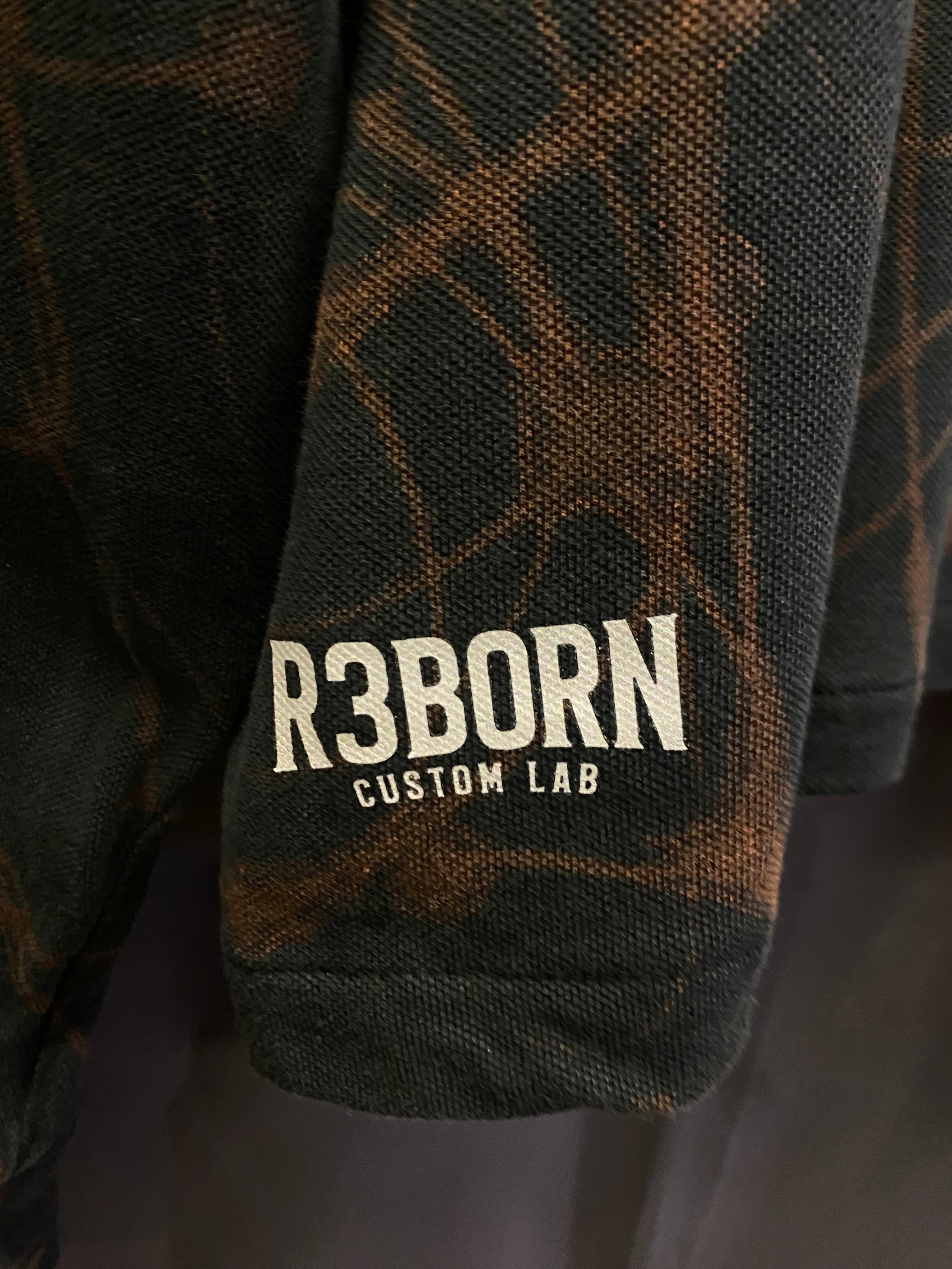 Polo crop Ralph Lauren a maniche lunghe Custom - uomo XXL | R3BORN