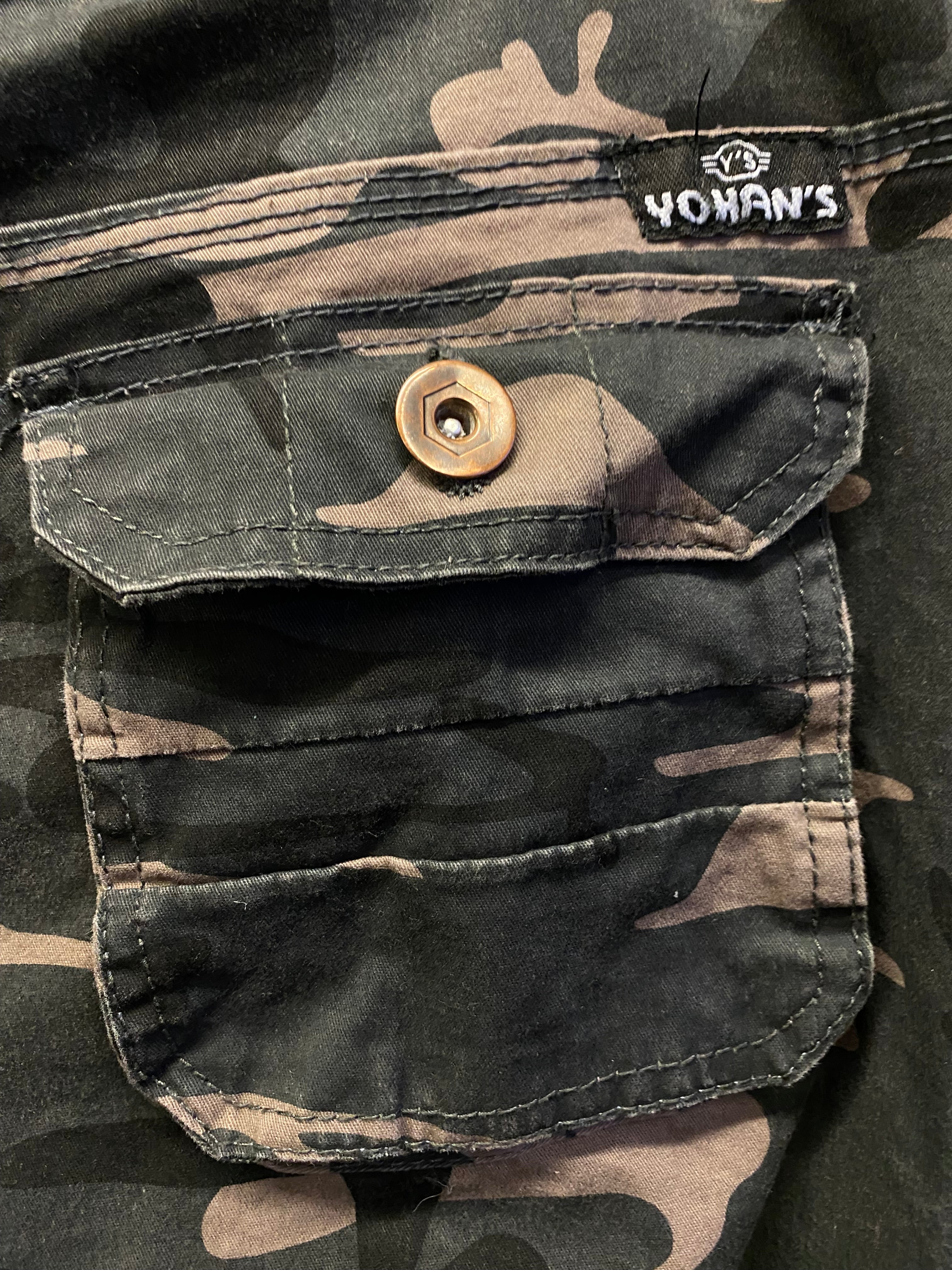 Pantaloni Flare mimetici Yohan’s Custom - uomo XXL | R3BORN