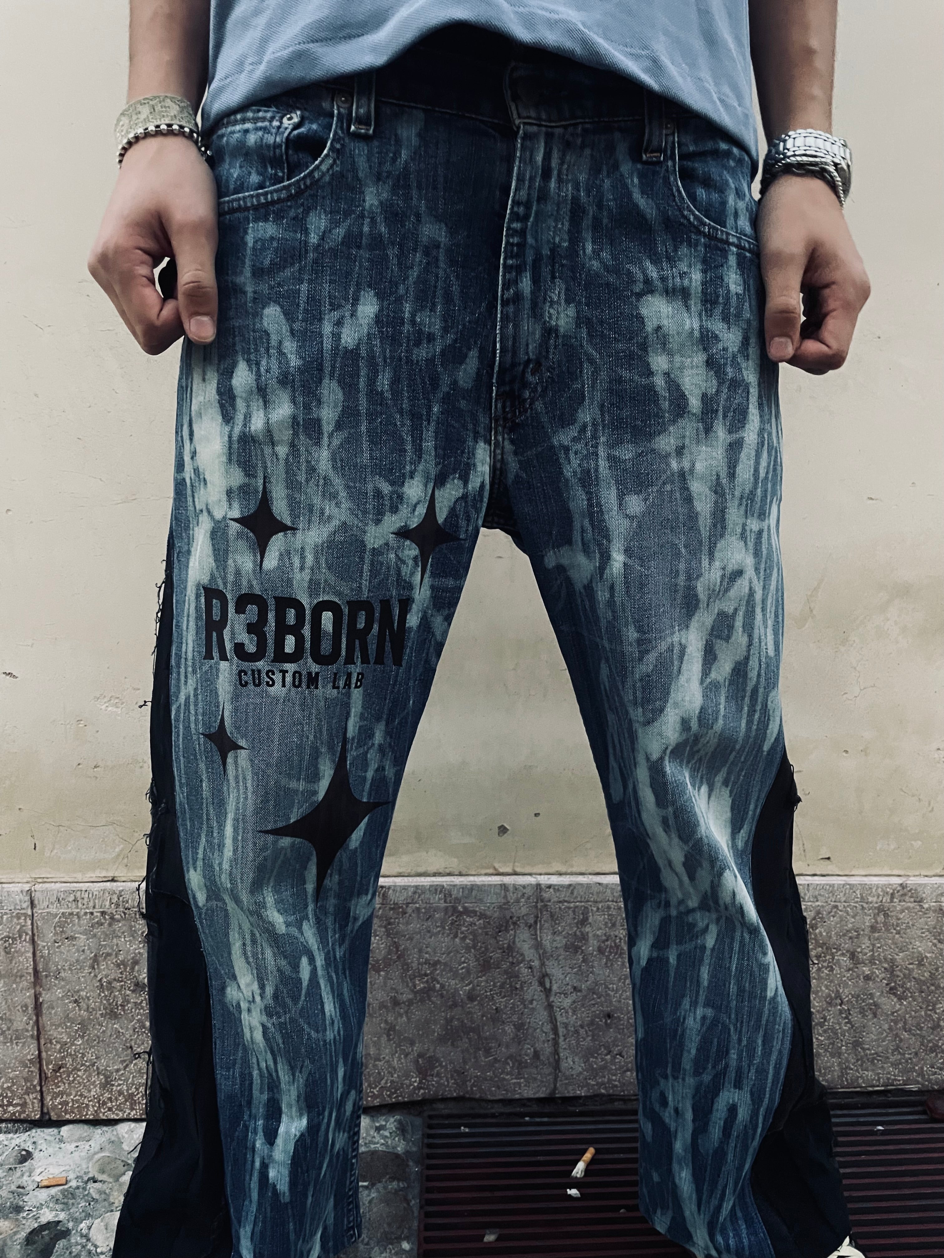 Jeans Flare Levi's Custom Vintage Patchwork - Uomo M | R3BORN