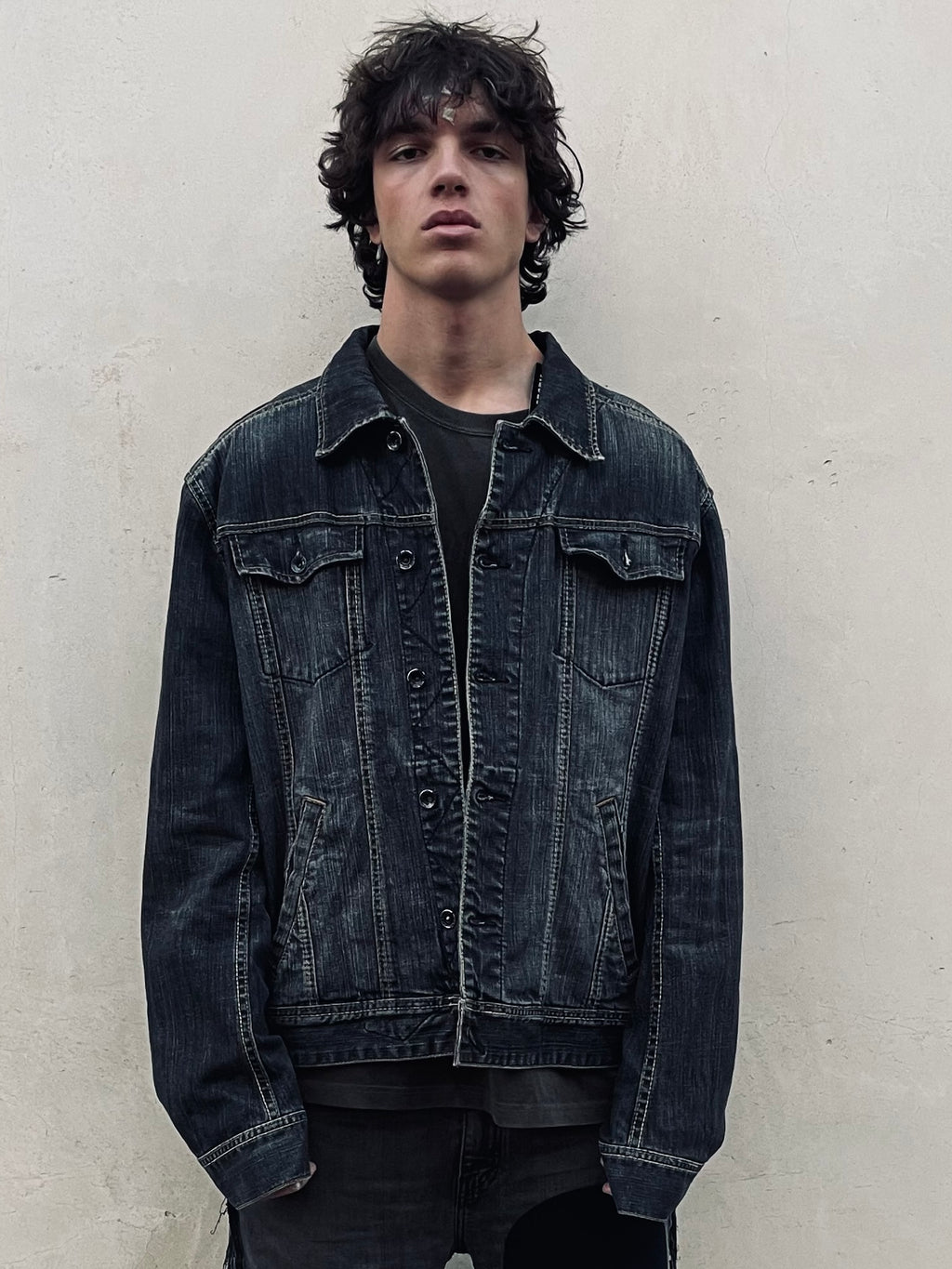 Giacca in denim Y2K Custom (XL) | R3BORN