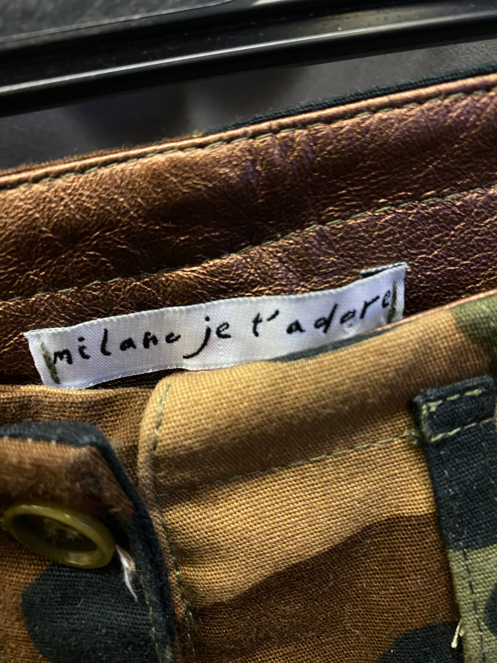 Pantalone militare Flare Milano Je T’Adore - donna M