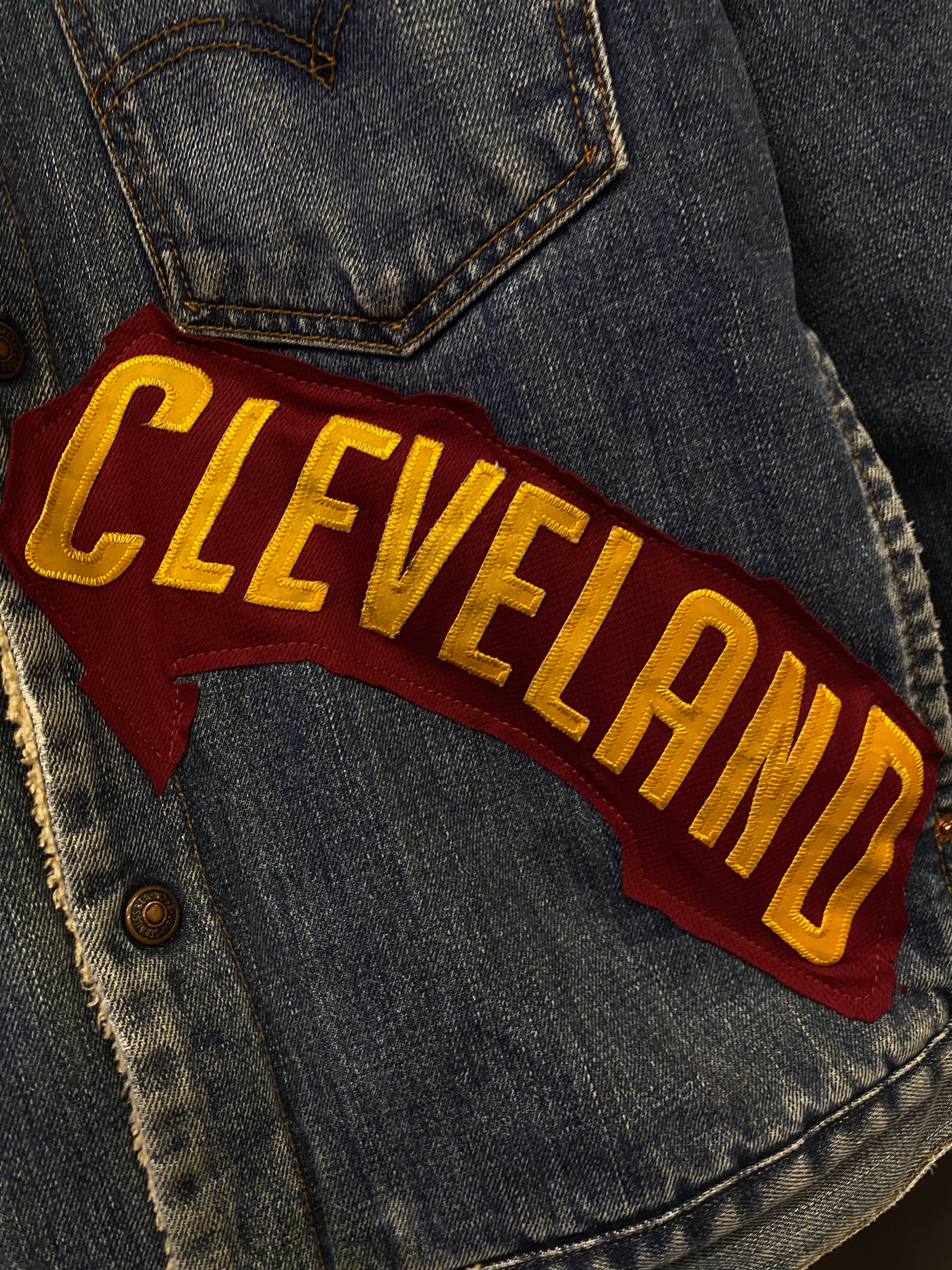 Giacca Vintage Levi's x Adidas NBA LeBron James Custom - R3BORN