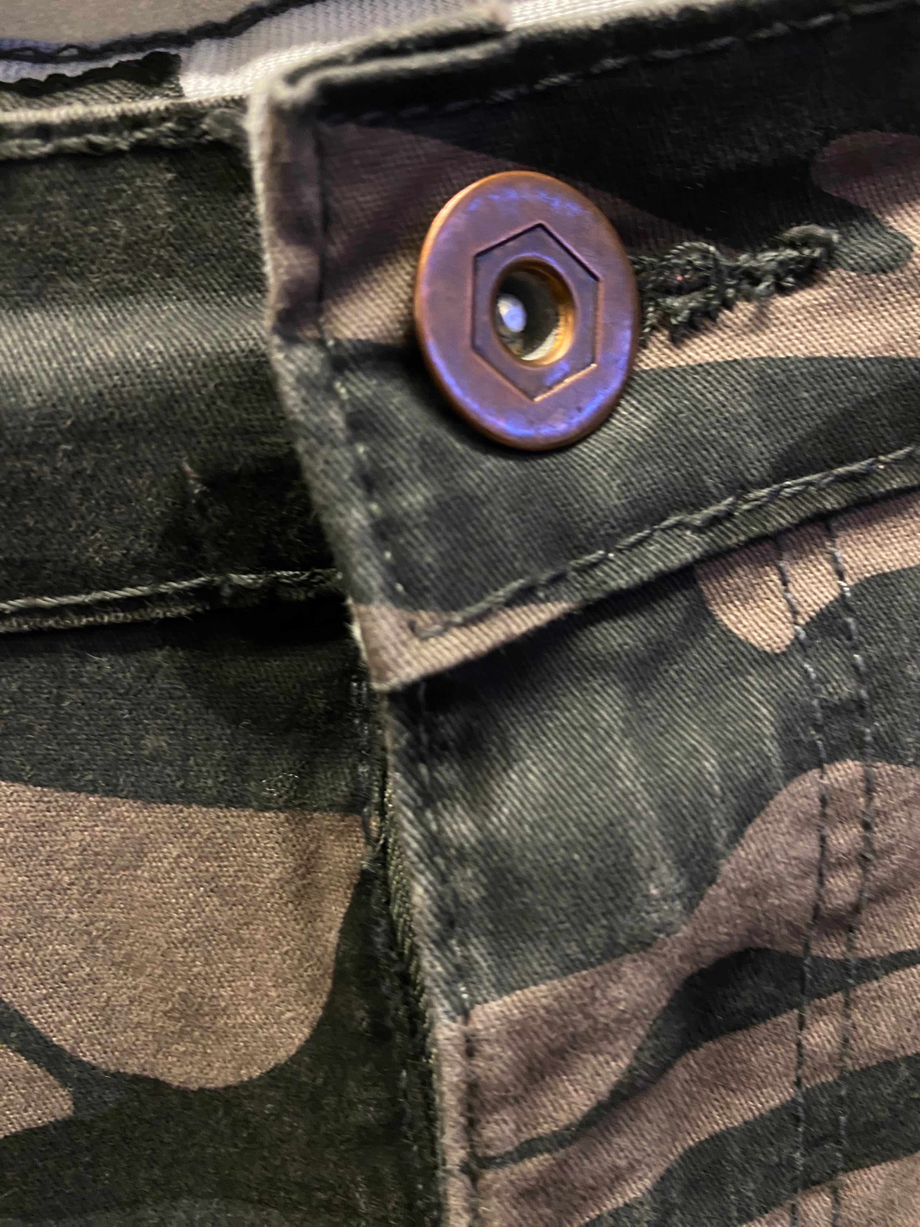 Pantaloni Flare mimetici Yohan’s Custom - uomo XXL | R3BORN