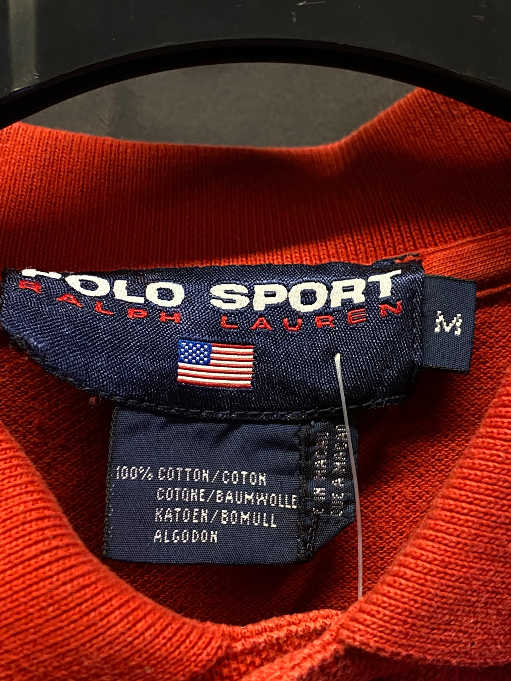 Polo crop Ralph Lauren a maniche lunghe Custom - donna M | R3BORN